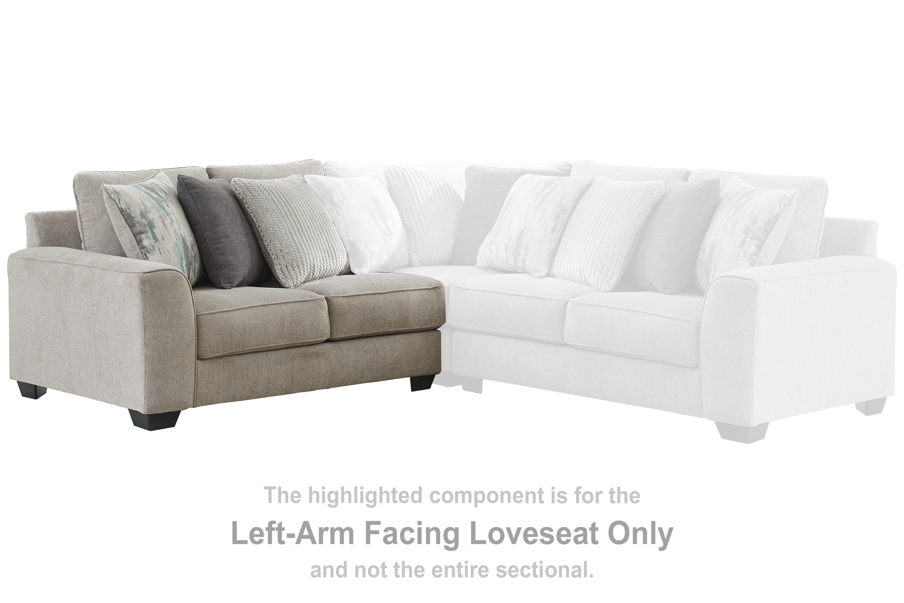 ARIES / ボトム/L/コットン/IVO/無地/FTAR30012 Benchcraft Living Room Ardsley Left-Arm Facing Loveseat 3950455