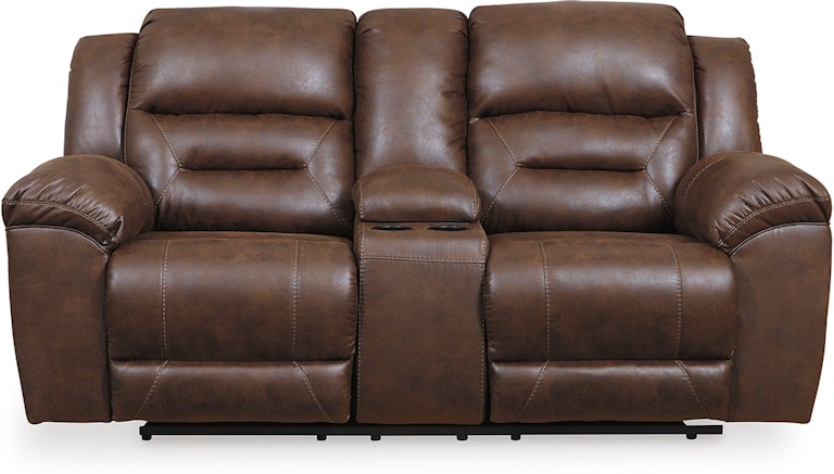 Signature Design by Ashley Stoneland Power Reclining Loveseat with Console 3990496 601110765