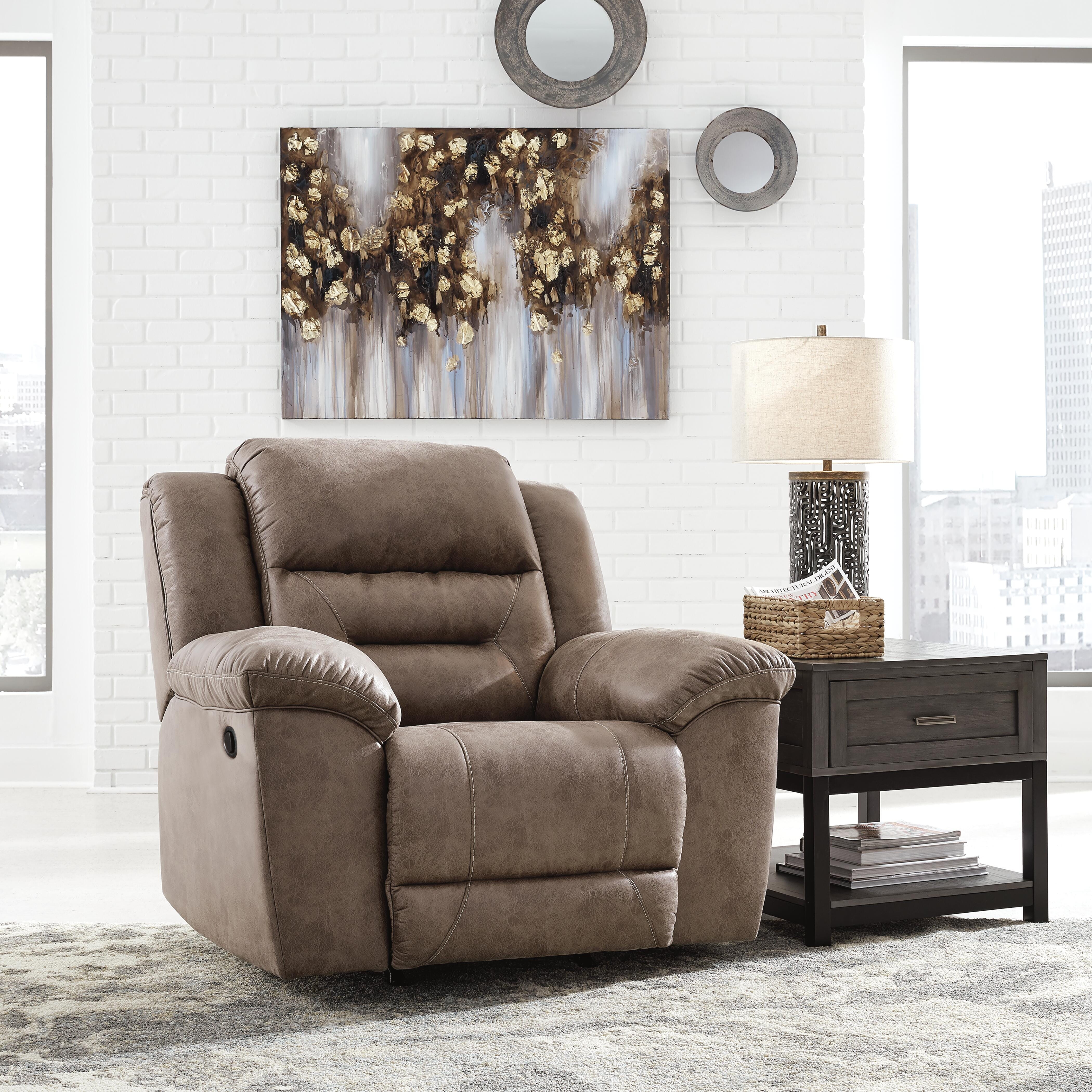 Signature Design by Ashley Living Room Stoneland Recliner 3990525