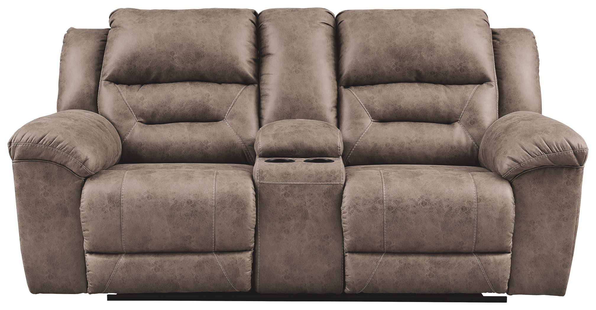 Ashley reclining deals loveseat with console