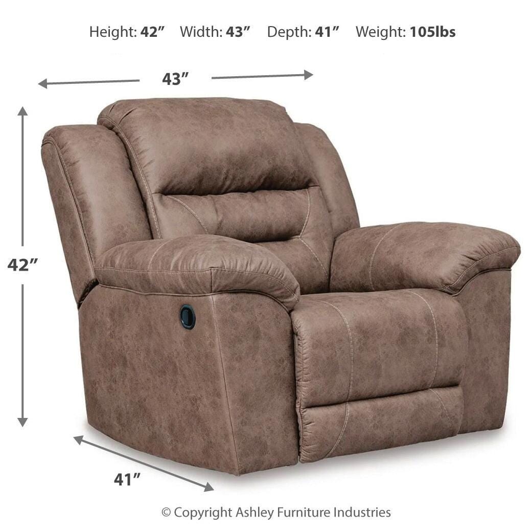 ヘチャン　ポラロイド Signature Design by Ashley Living Room Stoneland Recliner 3990525