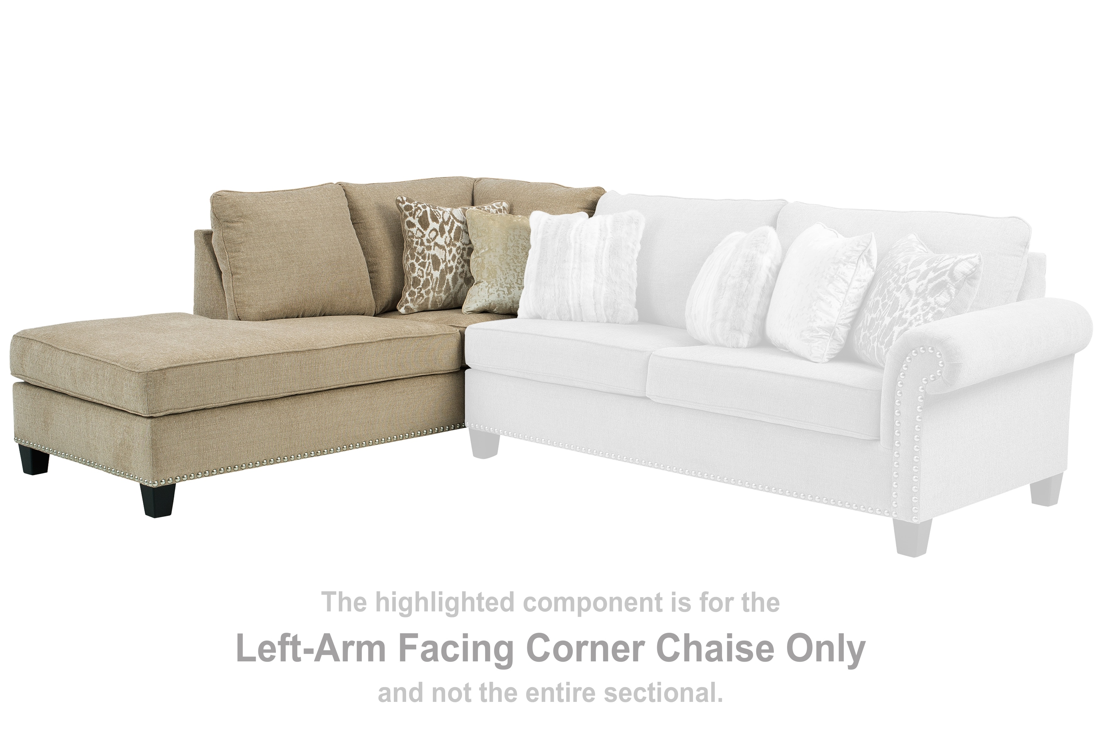 left arm facing corner chaise