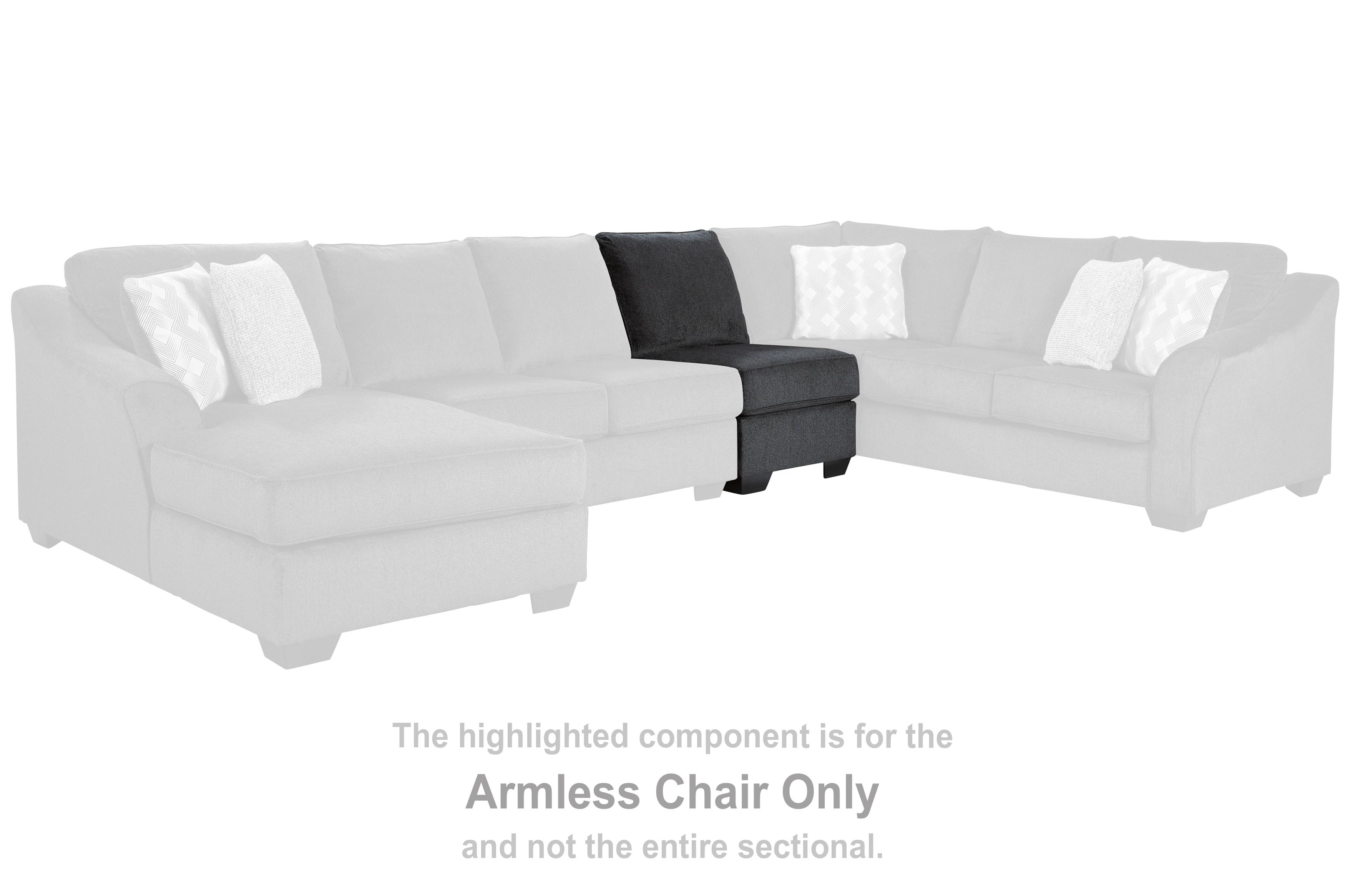 eltmann armless chair