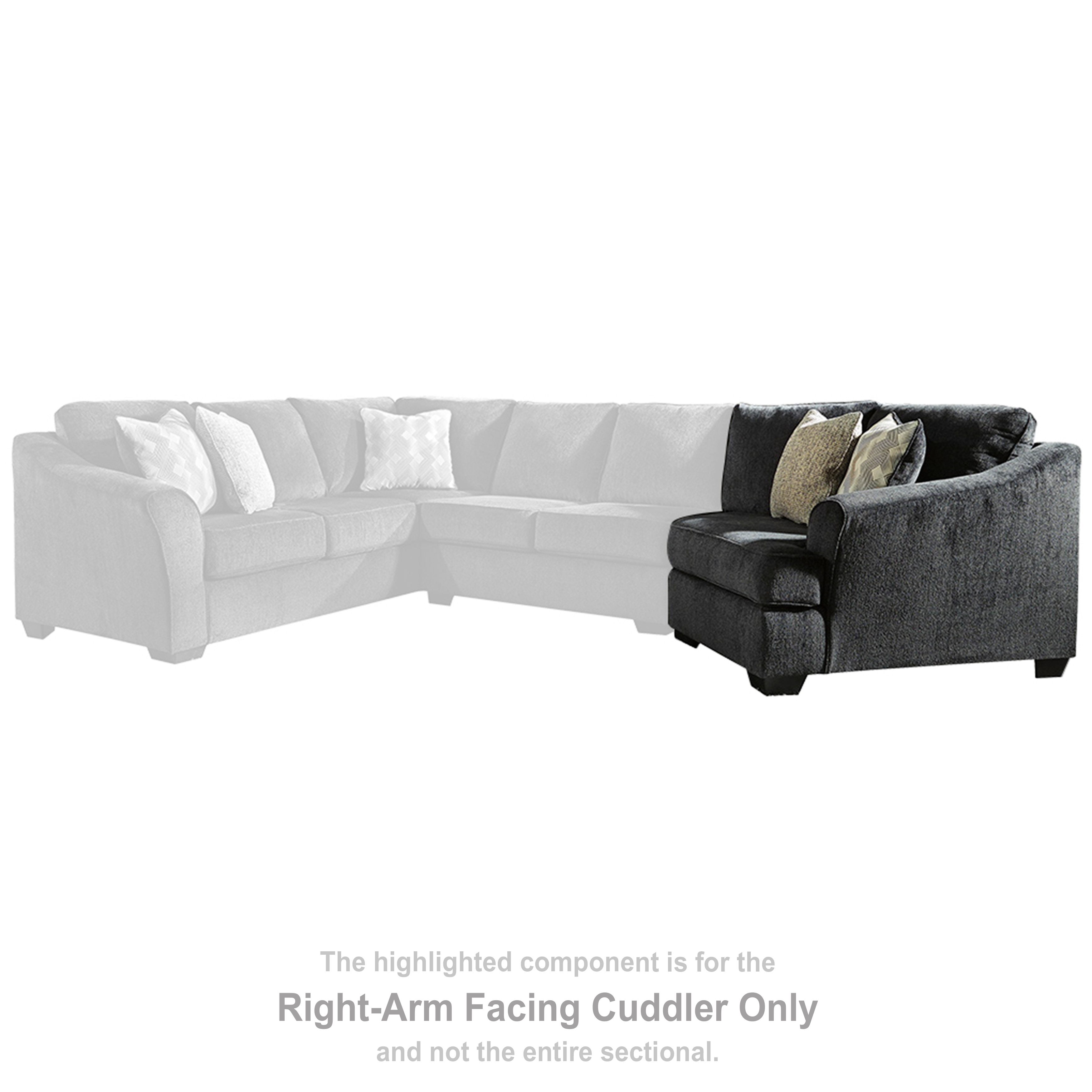 Ashley furniture deals cuddler couch