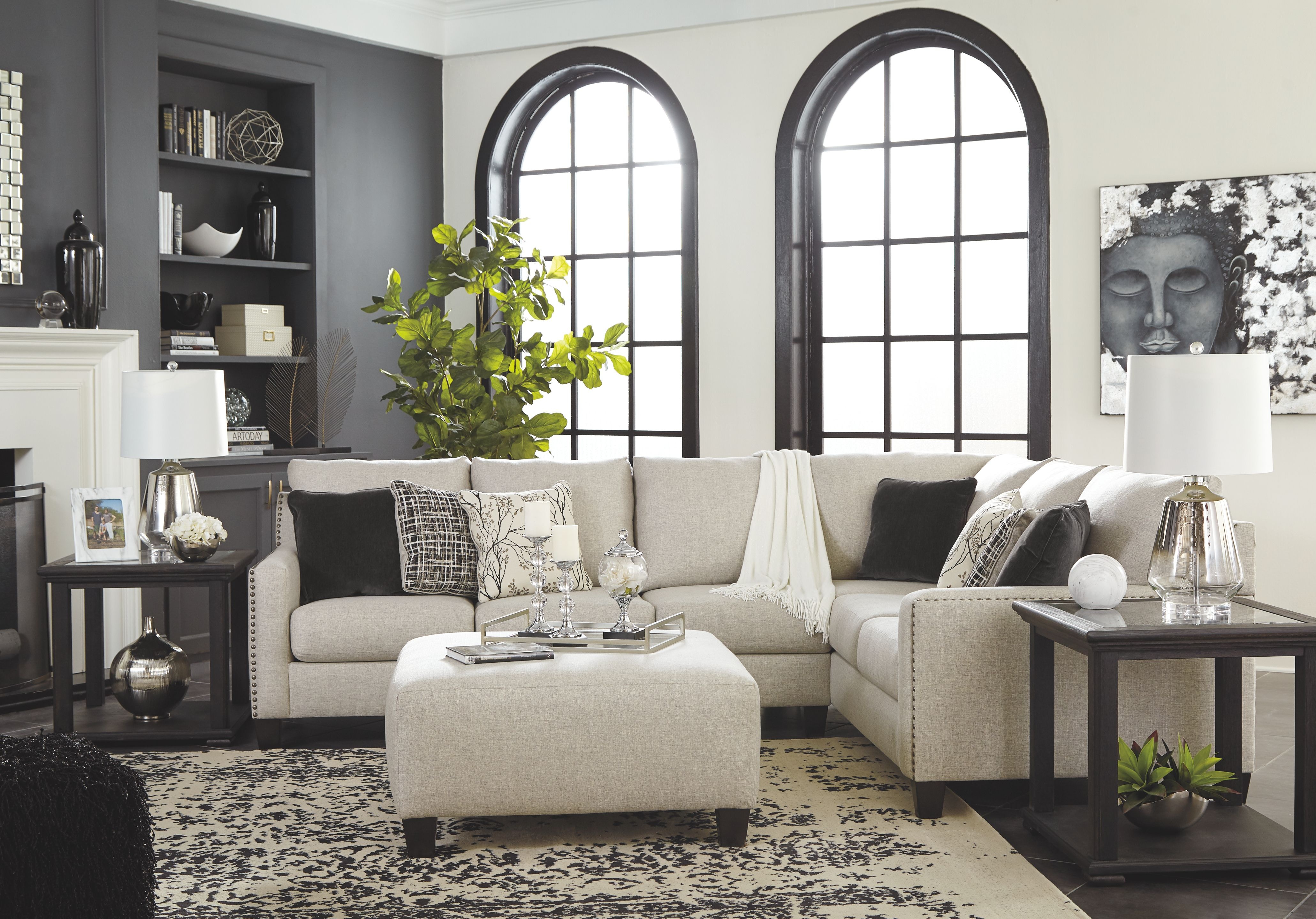 Signature Design by Ashley Living Room Hallenberg 3Piece Sectional