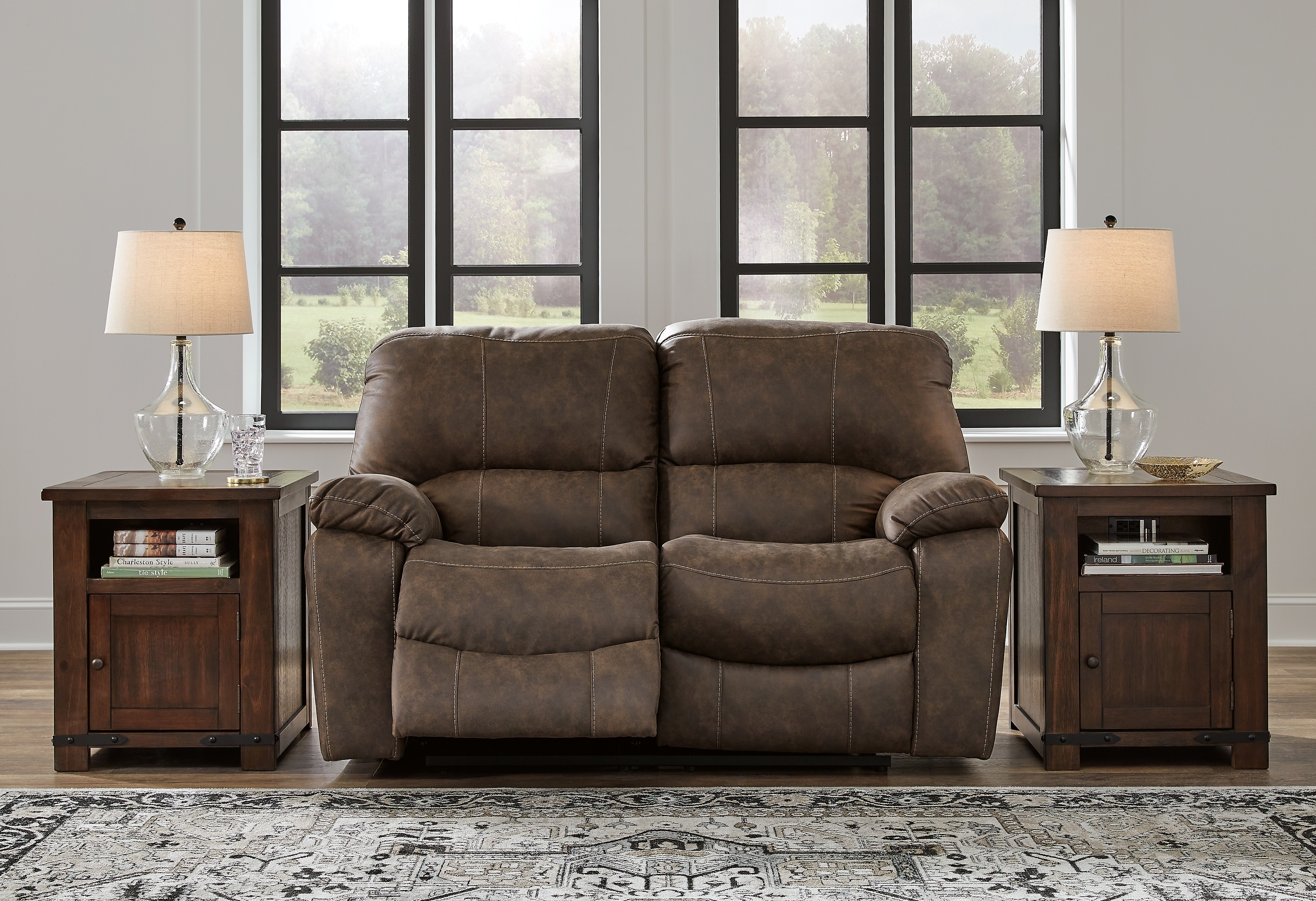 Signature Design by Ashley Living Room Kilmartin Reclining Loveseat 4240486 Trivett's Furniture