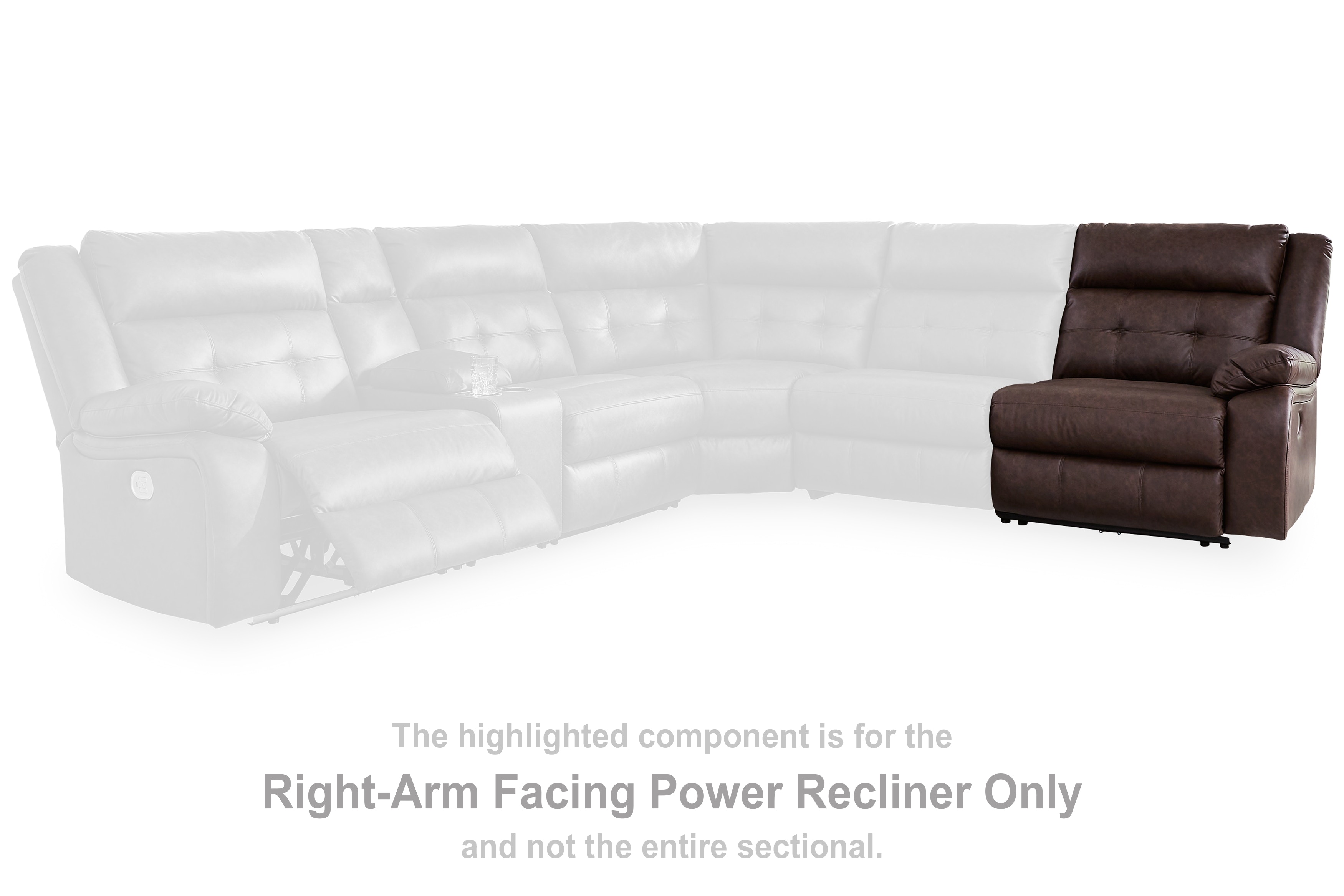 Signature Design by Ashley Living Room Punch Up Right Arm Facing Power Recliner 4270262 Haynes