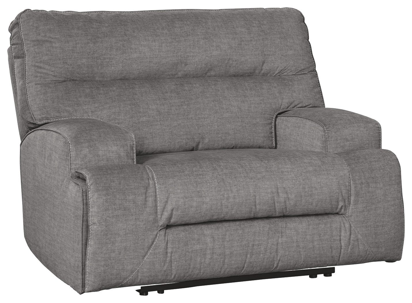 Grey oversized deals recliner chair