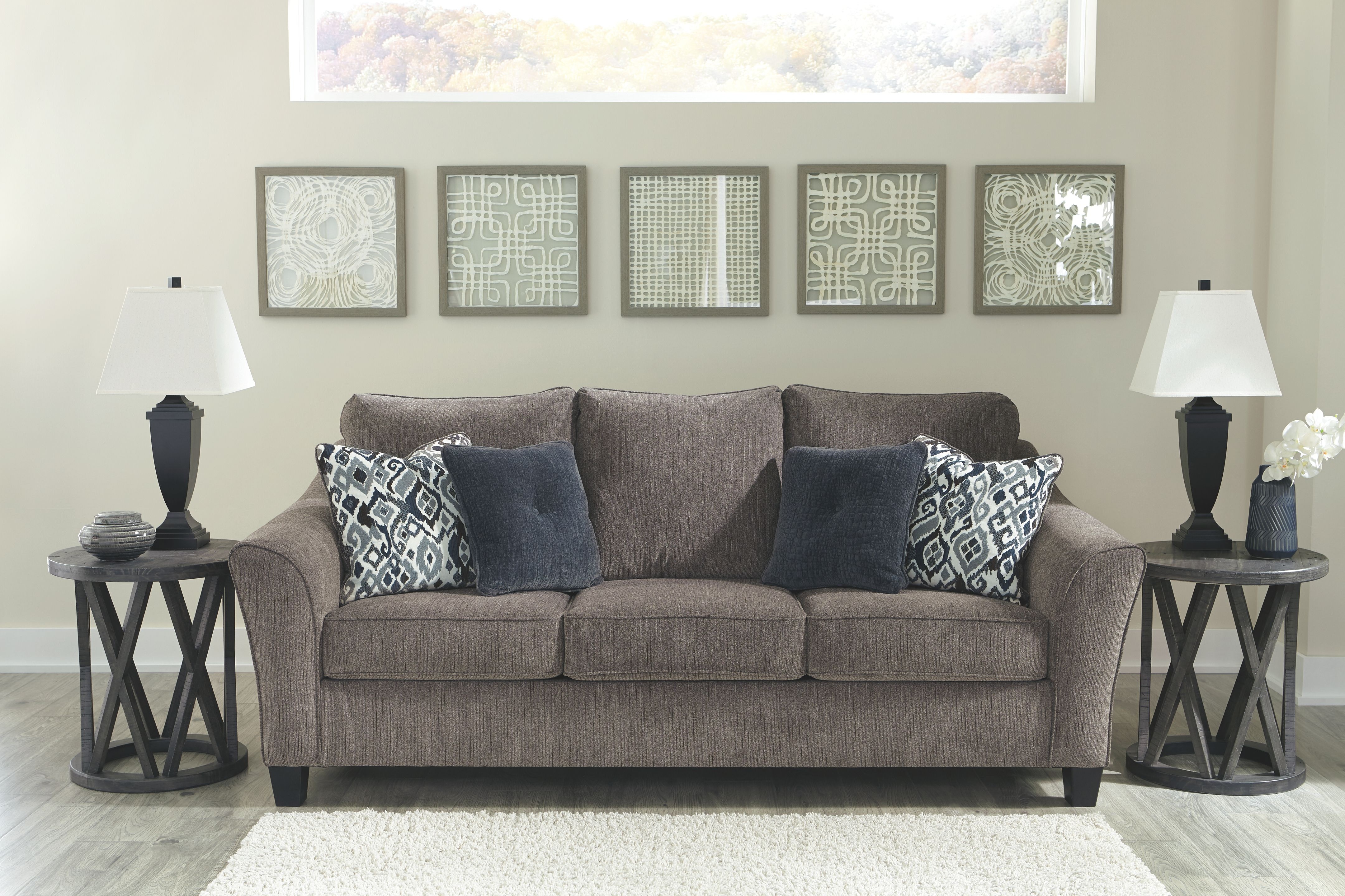 Signature Design by Ashley Living Room Nemoli Queen Sofa Sleeper