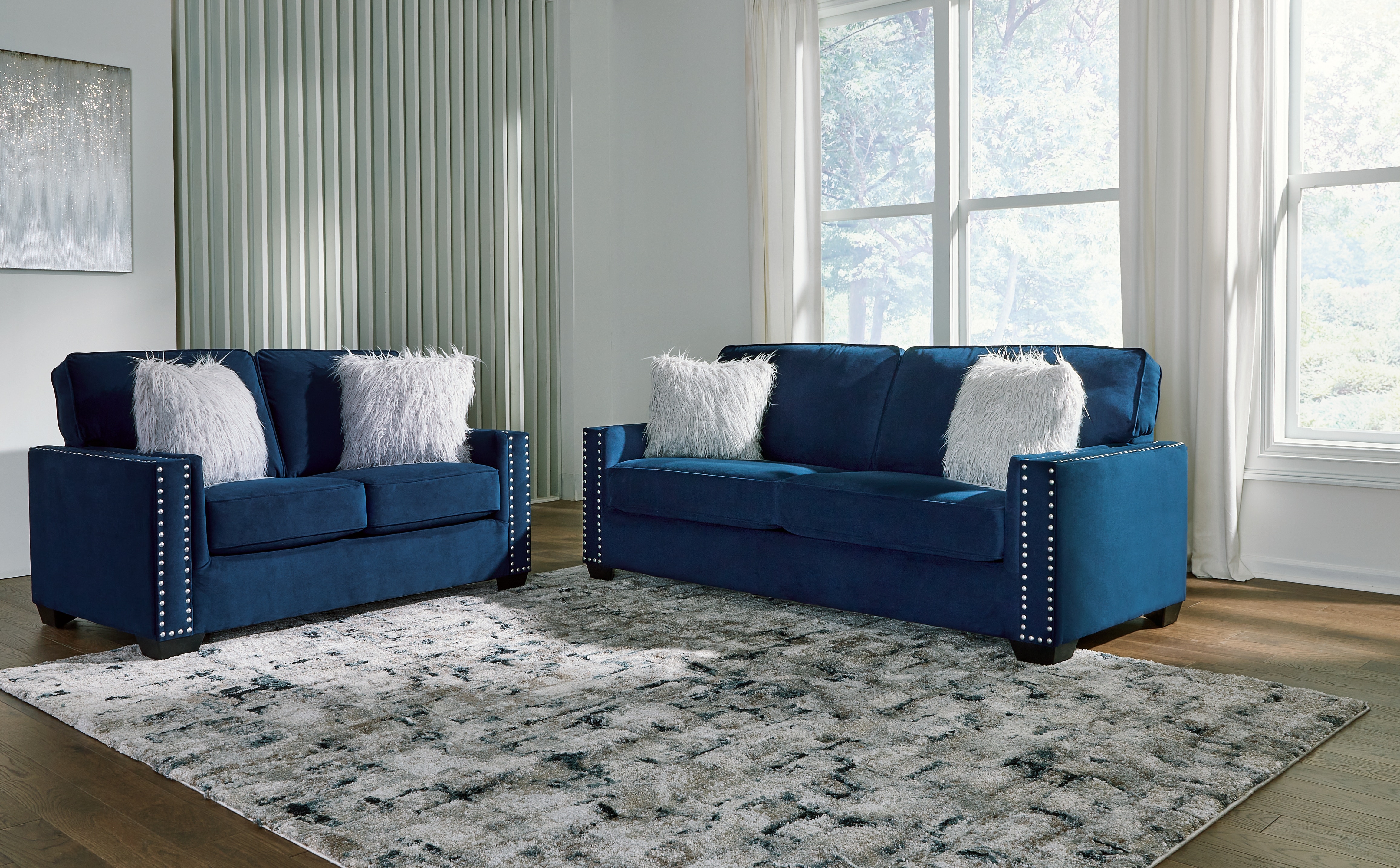 Signature Design by Ashley Living Room Wilclay Sofa and Loveseat