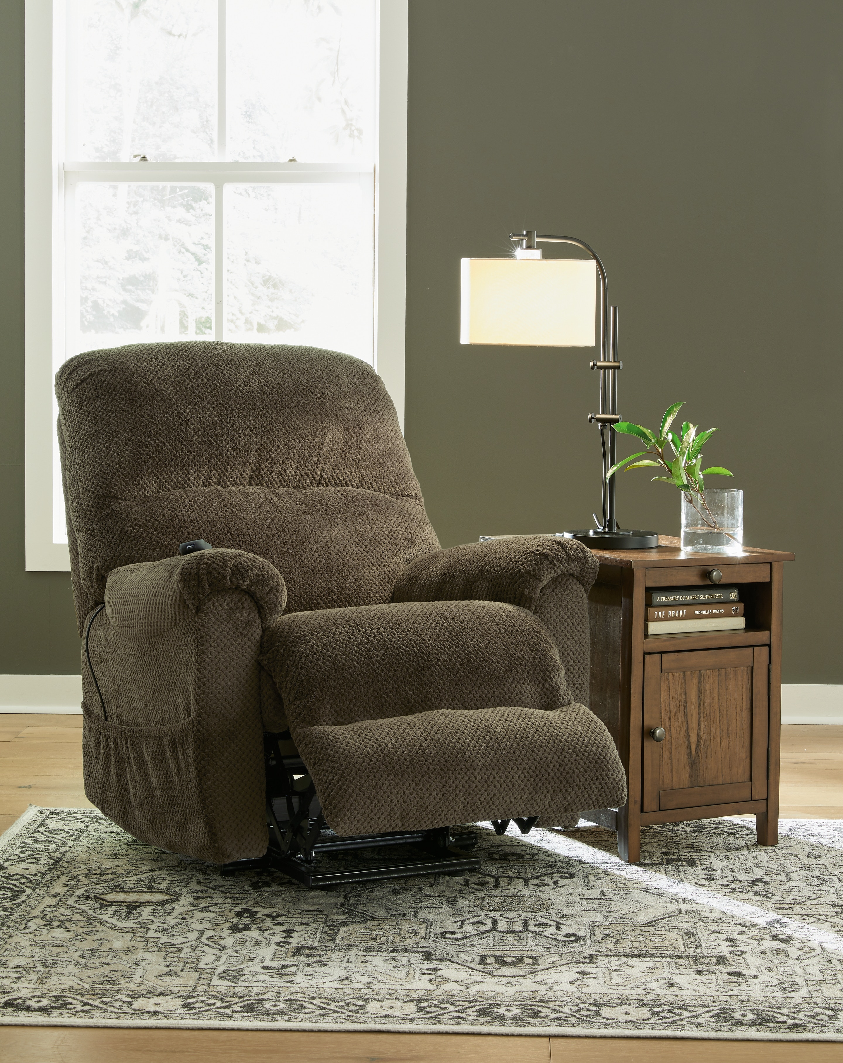 Ashley Shadowboxer Shadowboxer Power Lift Recliner 4710212 Portland