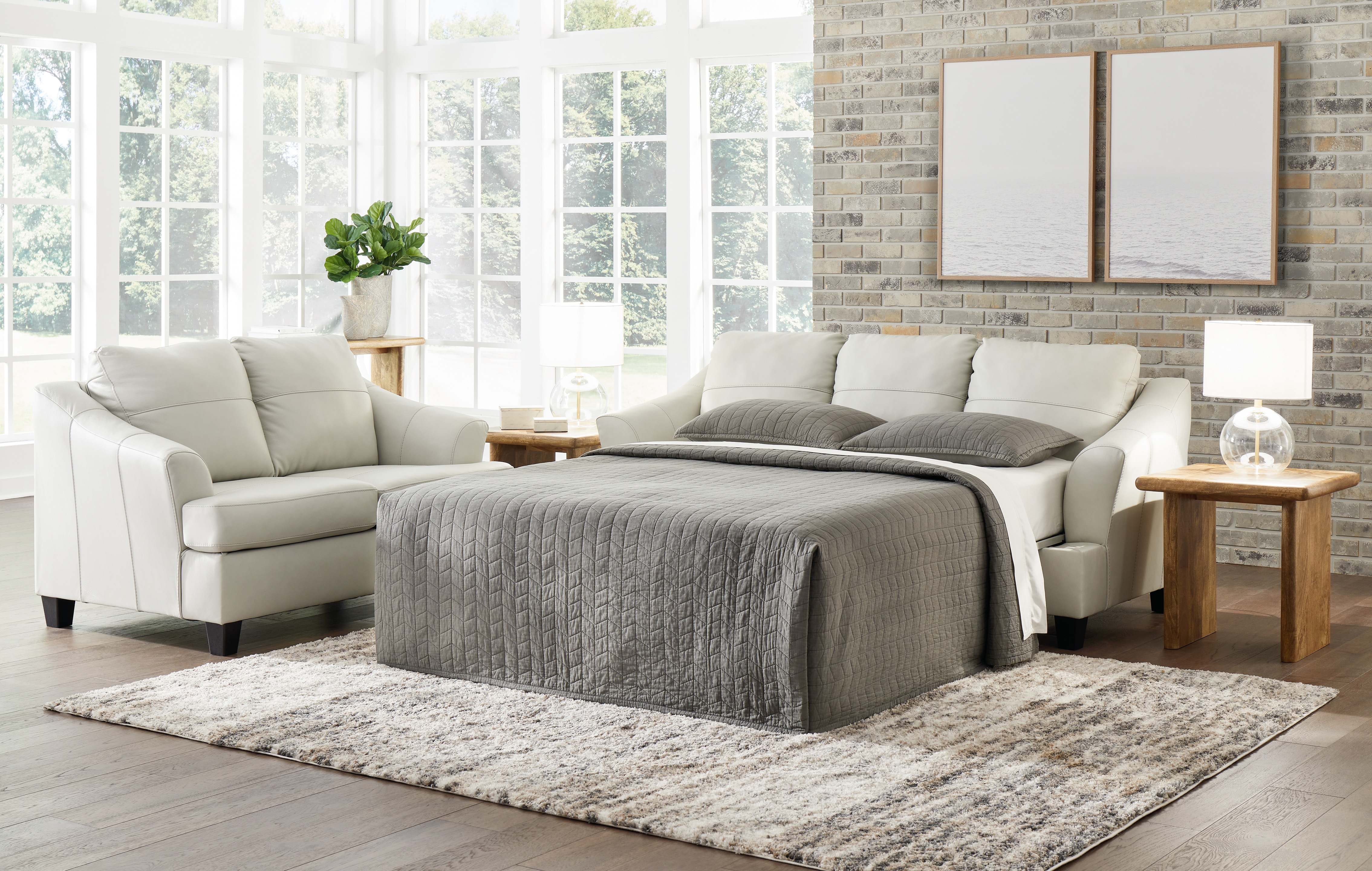 Signature Design by Ashley Living Room Genoa Queen Sofa
