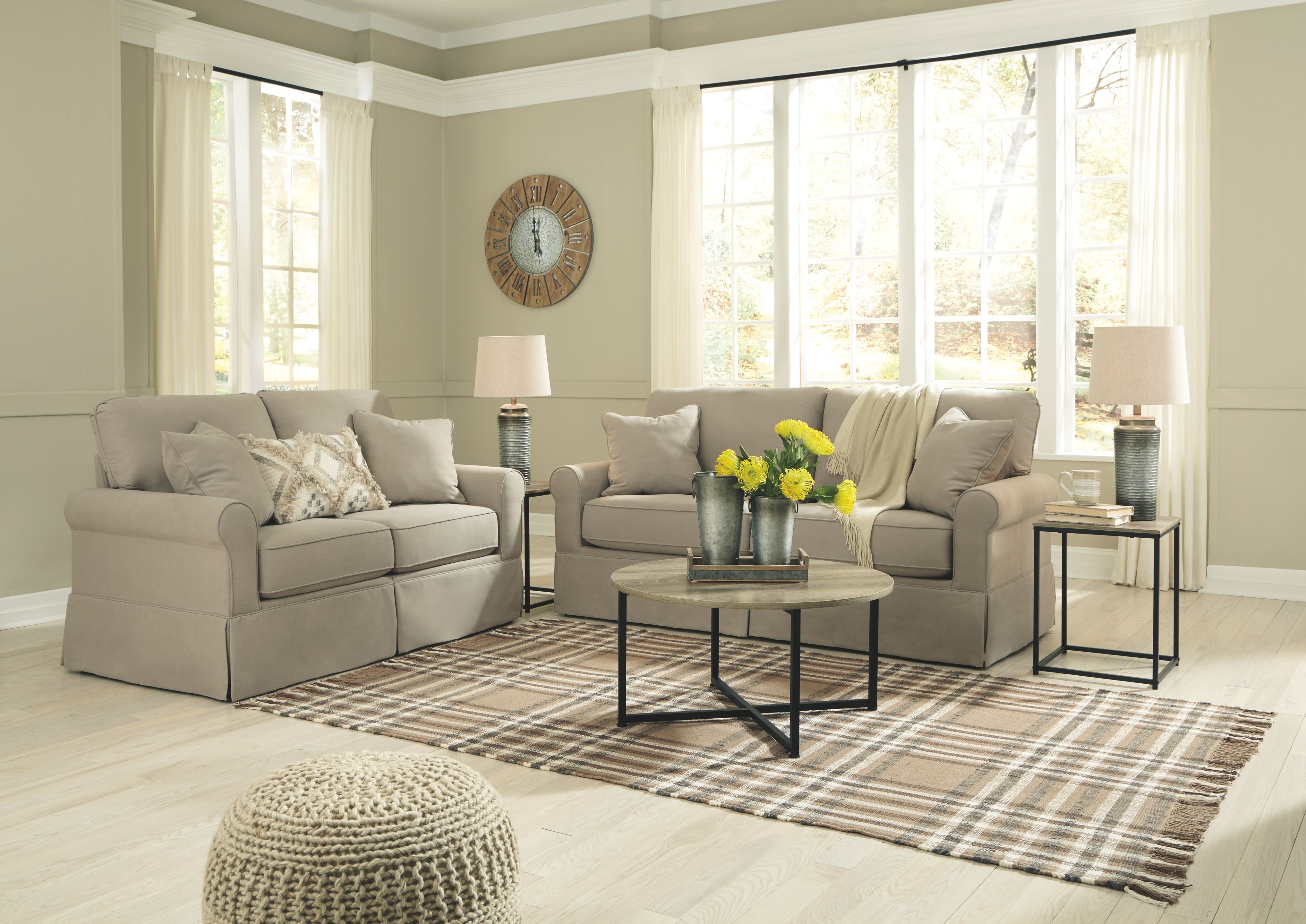 signature design by ashley wadeworth living room table set