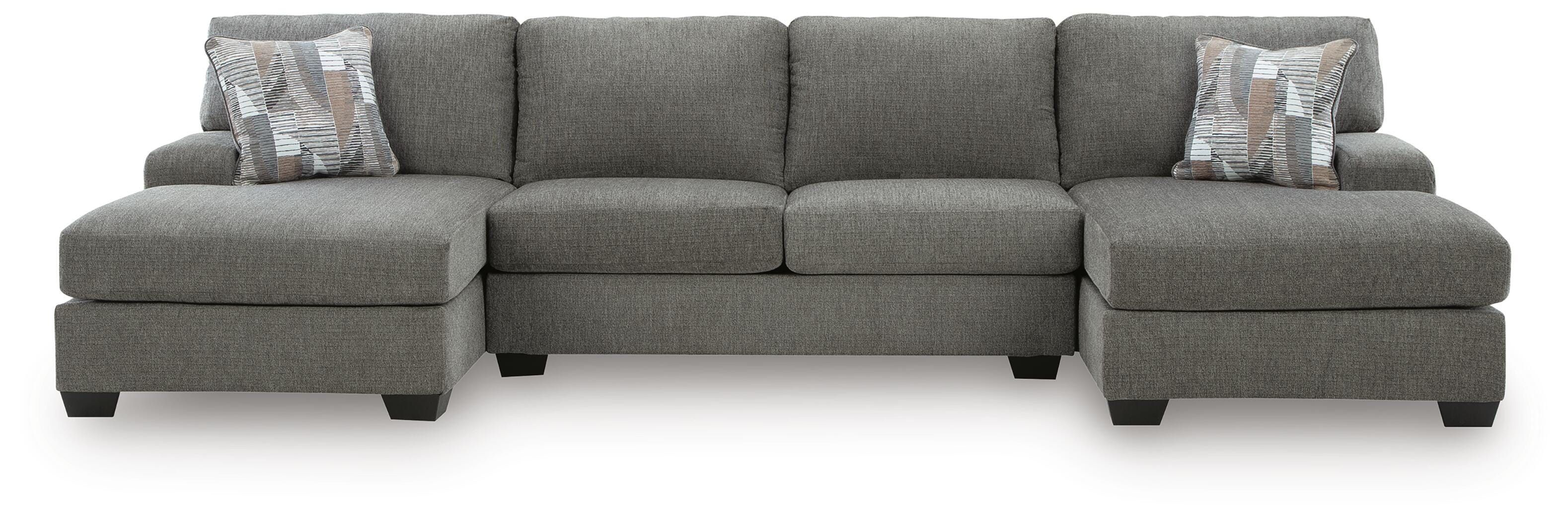  Newellen 3-Piece Sectional with Double Chaise 