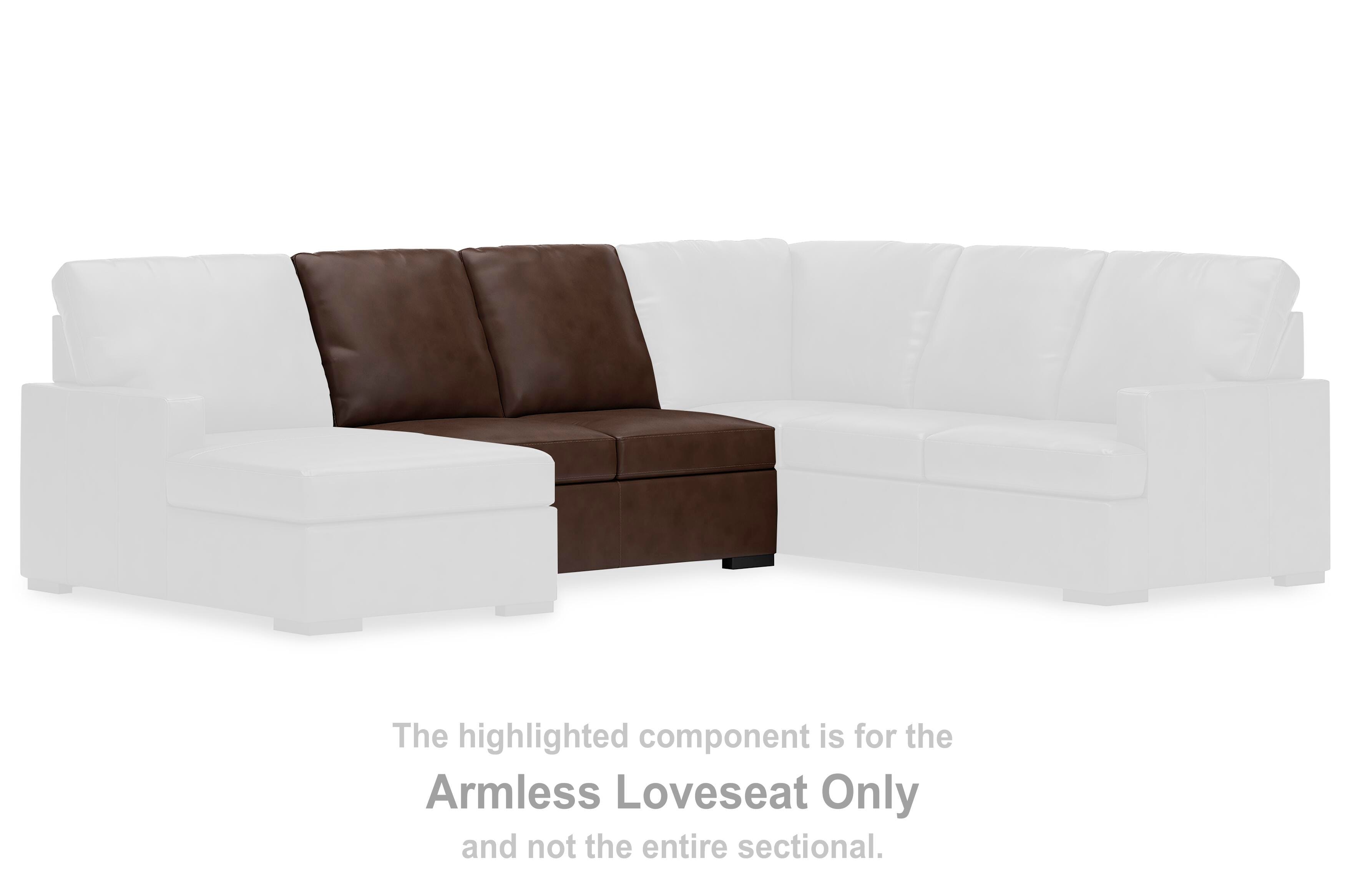  Modern Day Armless Loveseat 