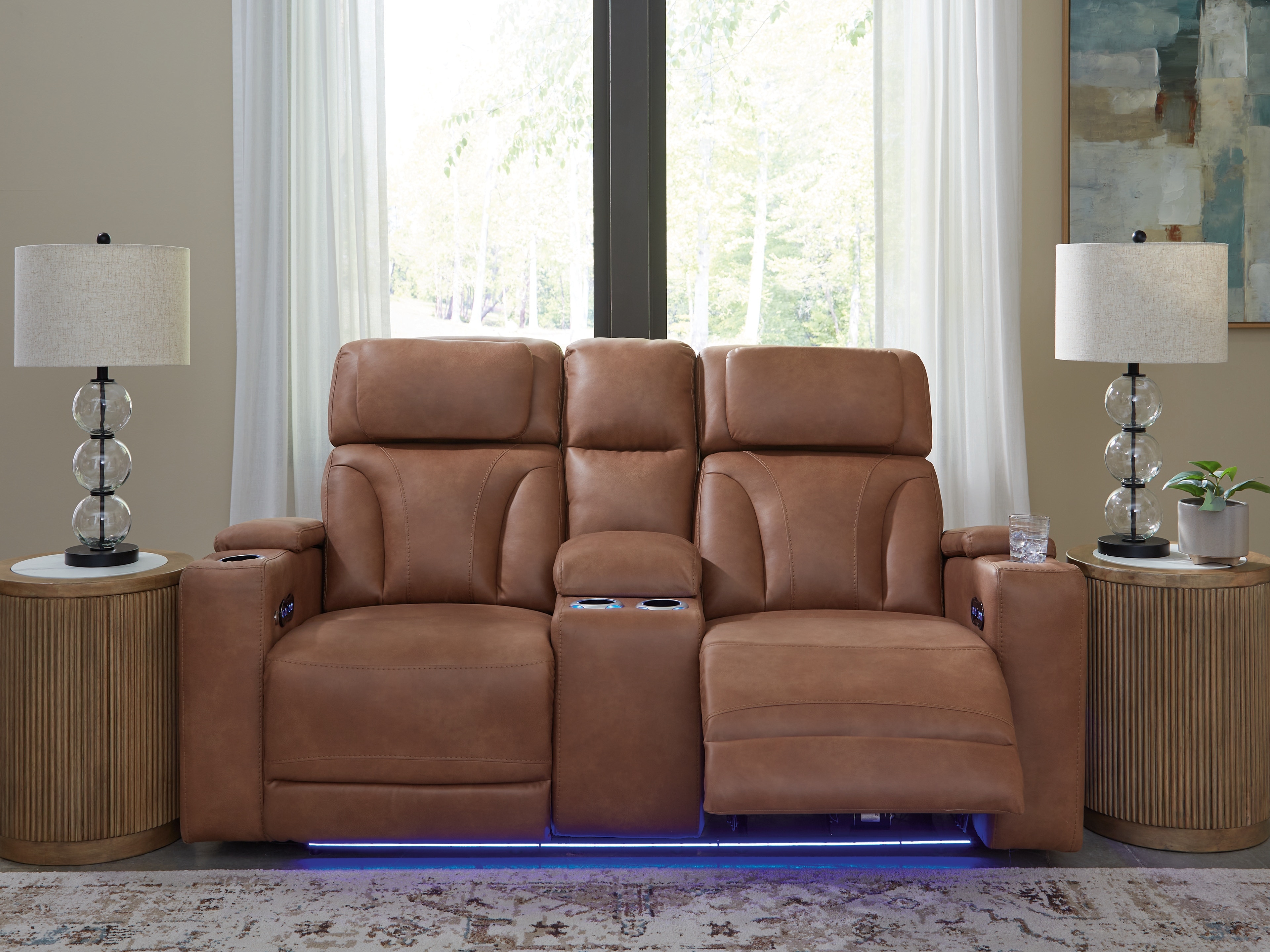 Signature Design by Ashley Living Room Point Clear Power Reclining