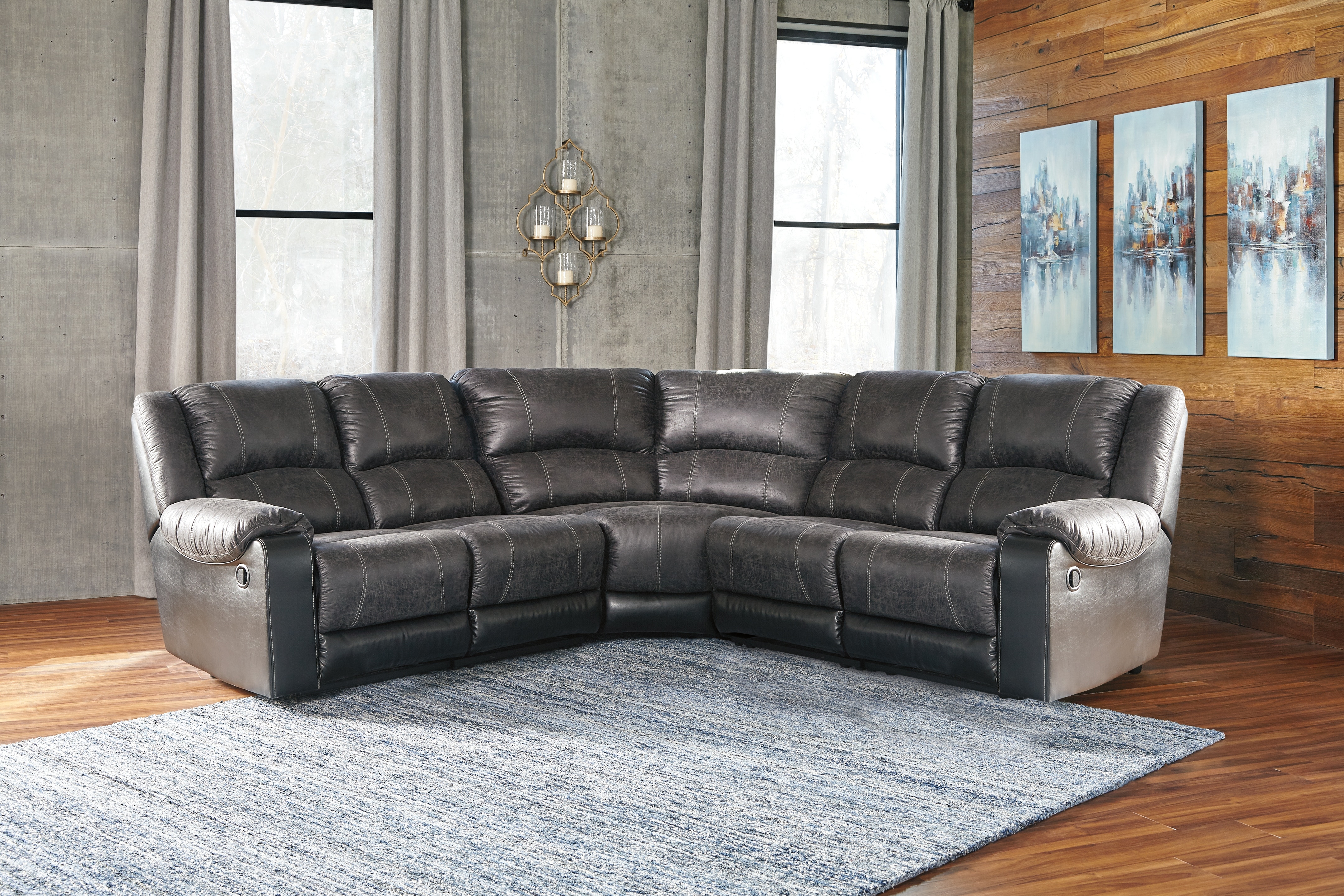 Ashley nantahala sectional discount