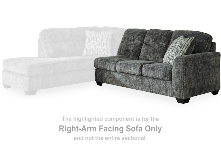 Signature Design by Ashley Lonoke Right-Arm Facing Sofa at Woodstock Furniture & Mattress Outlet