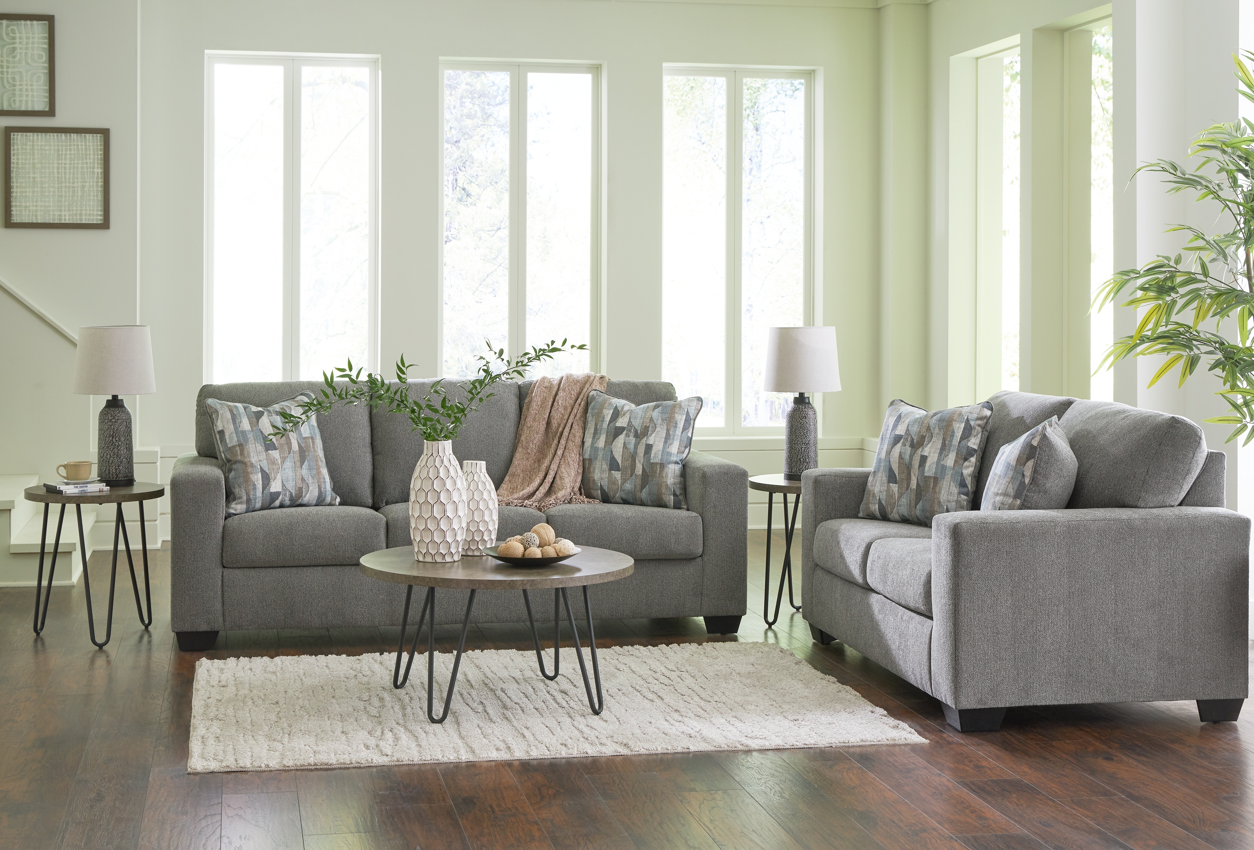 Signature Design by Ashley Living Room Deltona Sofa and Loveseat