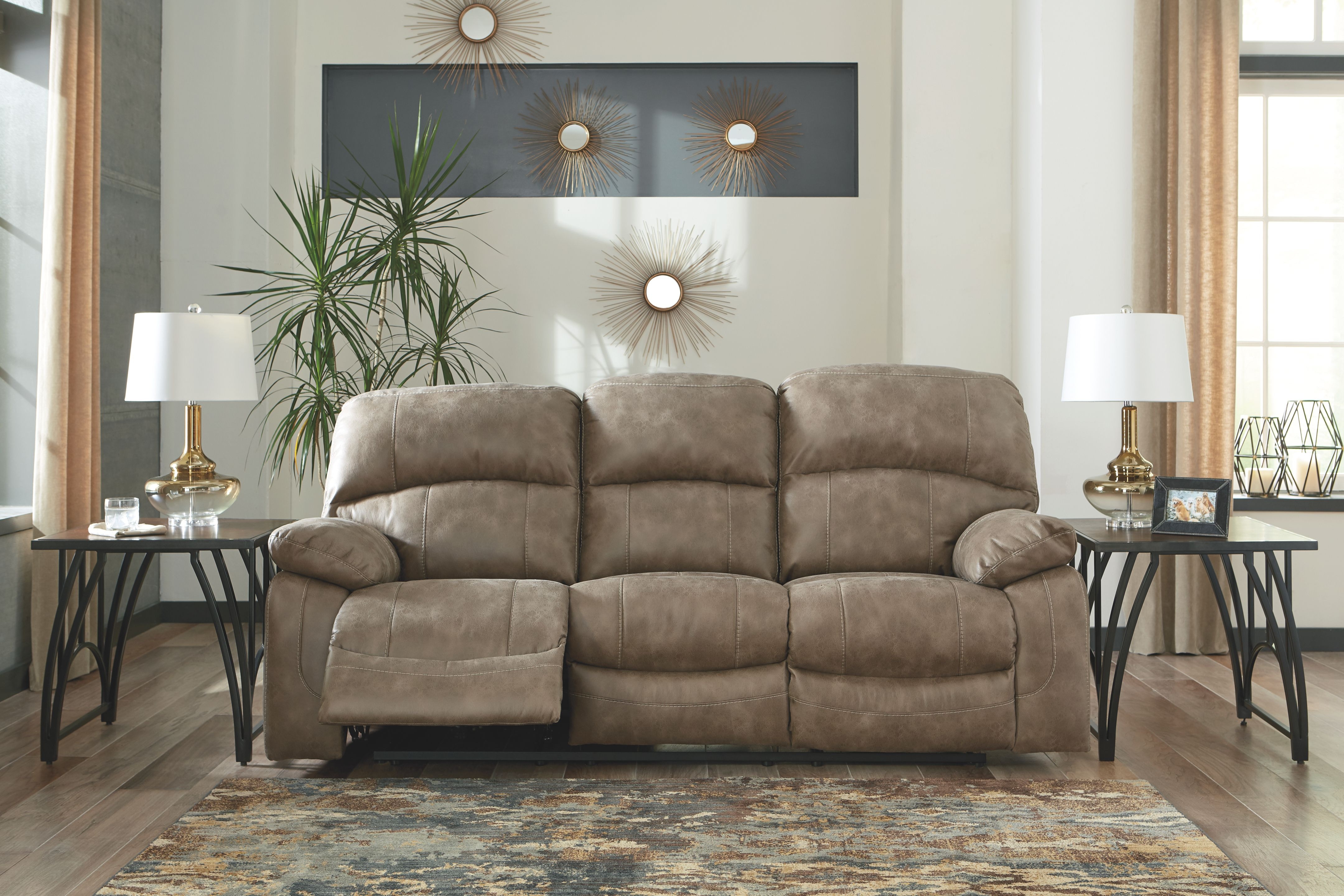 Signature Design by Ashley Living Room Dunwell Power Reclining Sofa