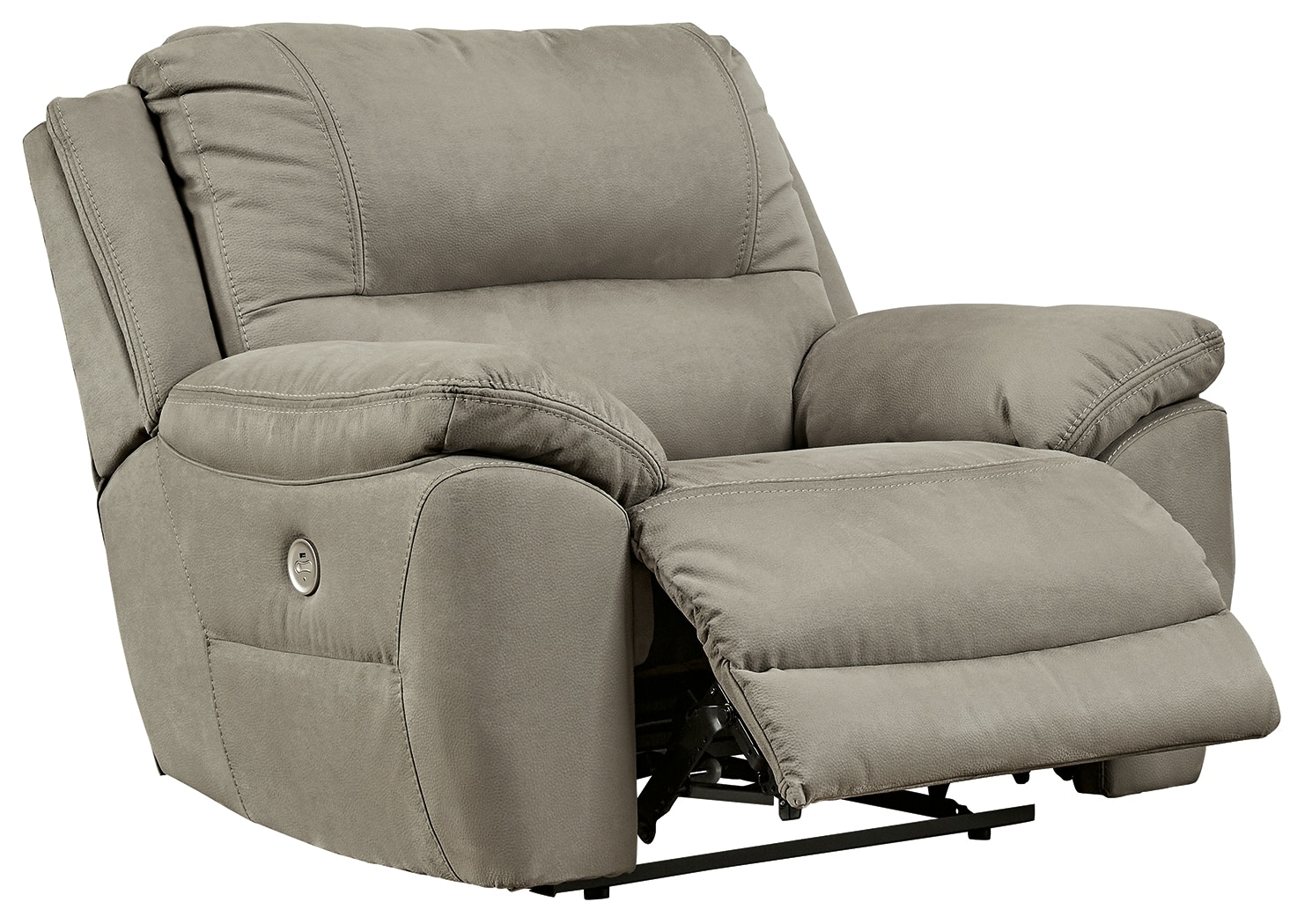 Oversized leather deals rocker recliner