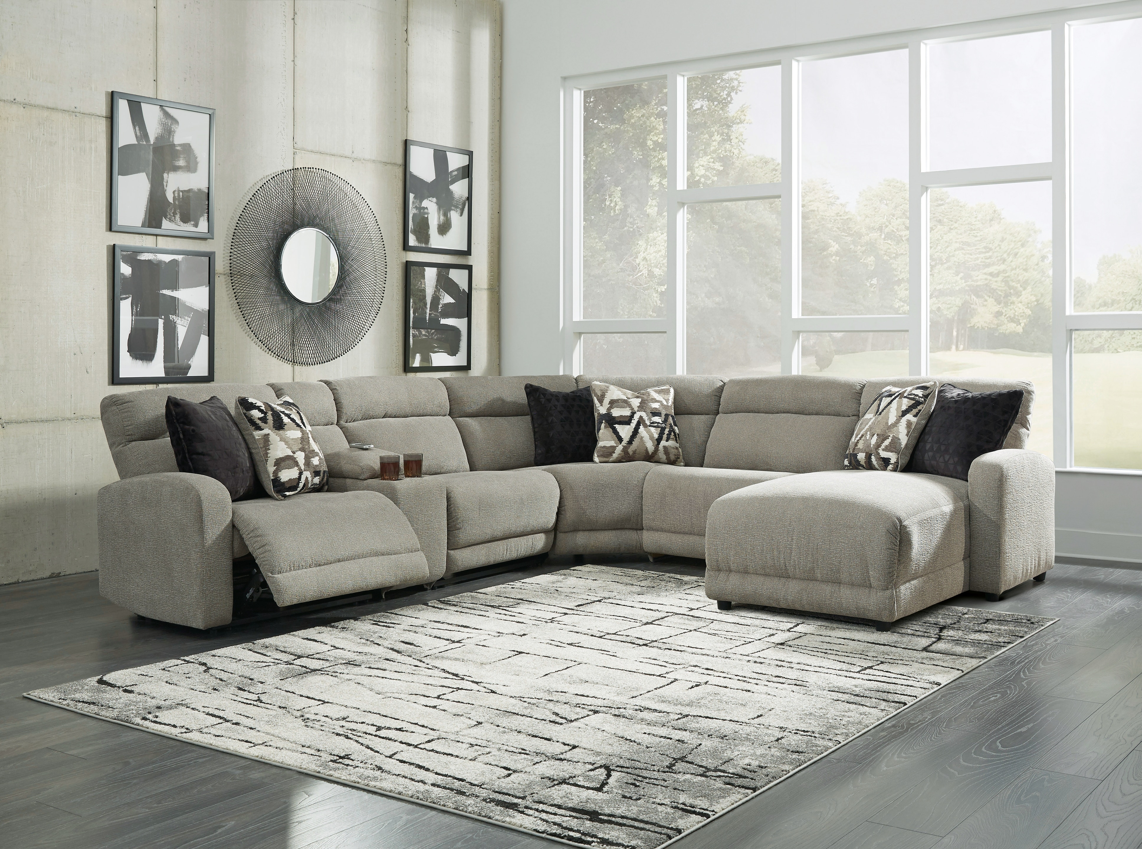 Signature Design by Ashley Living Room Colleyville 6 Piece Power