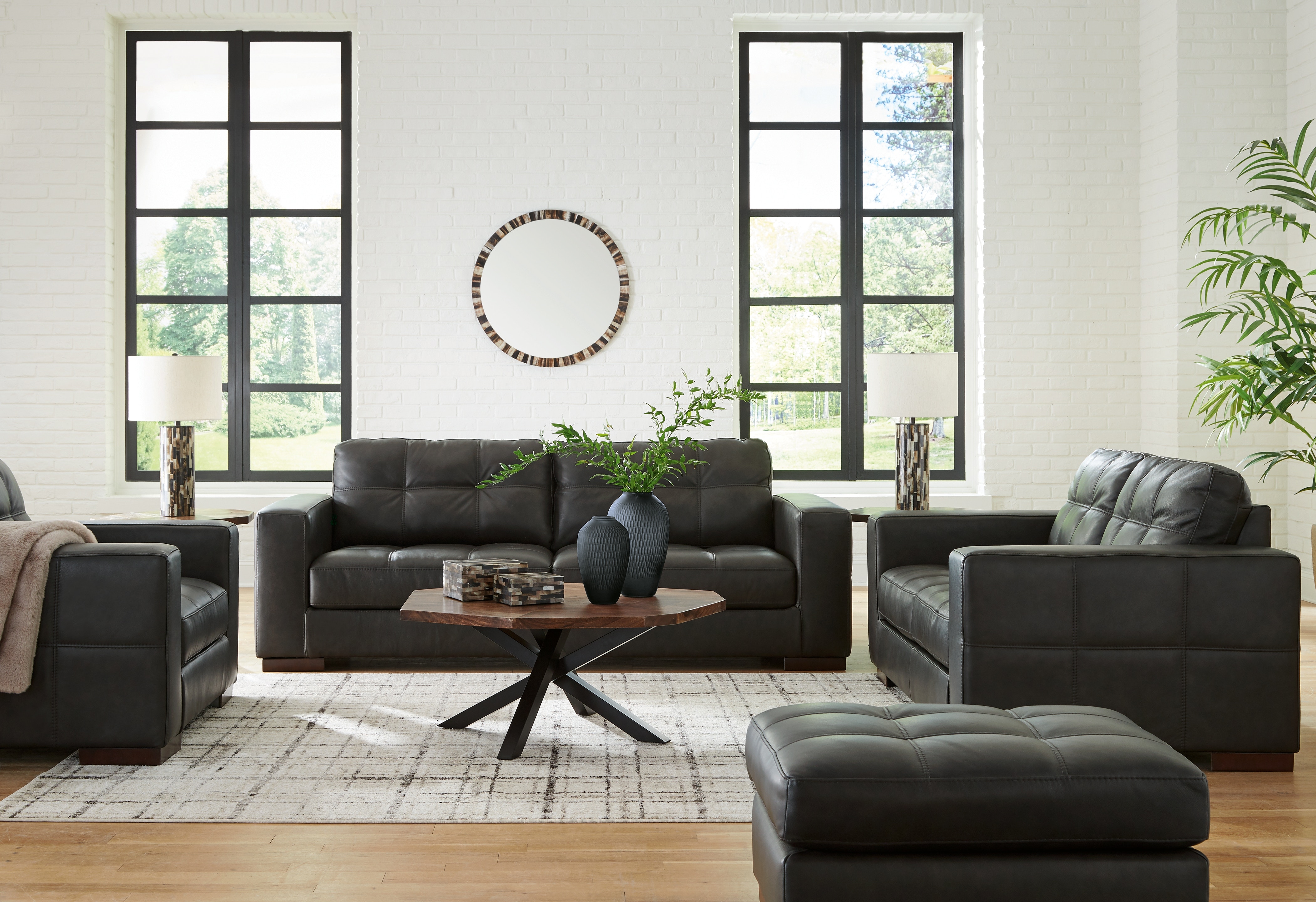 Signature Design by Ashley Living Room Luigi Sofa, Loveseat - Main Image