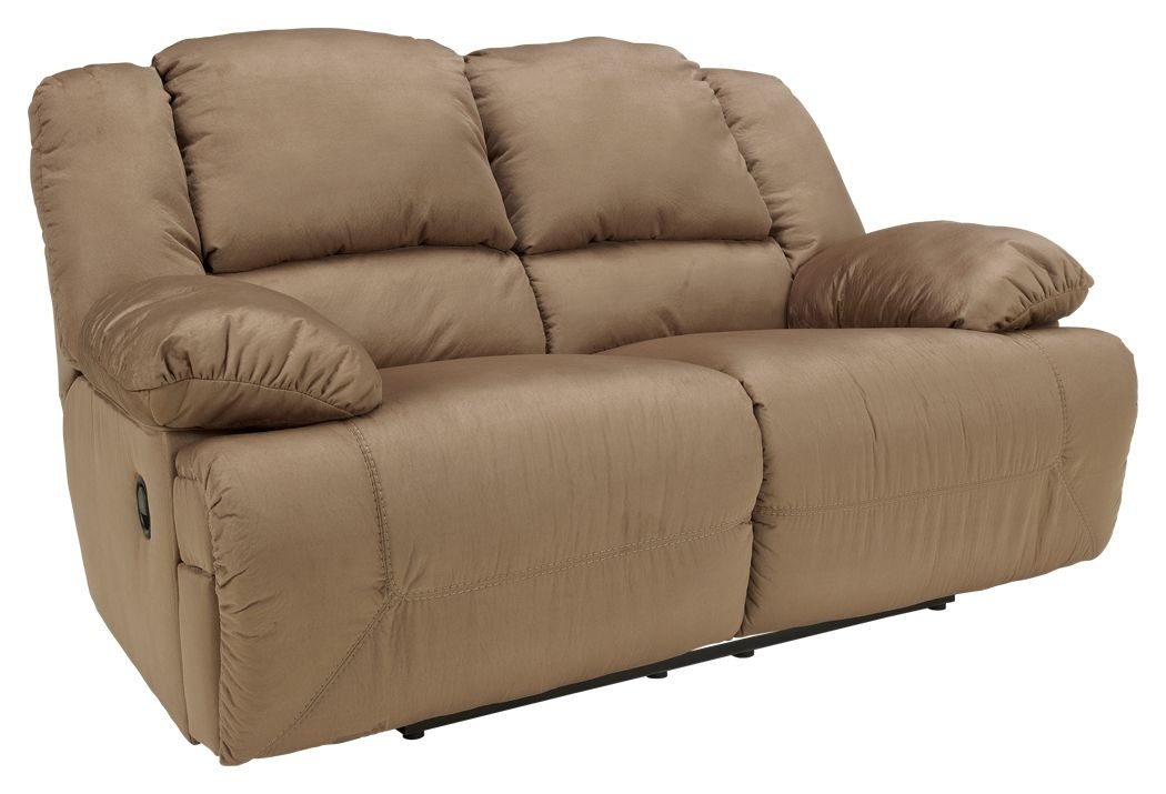 leon's leather reclining loveseat