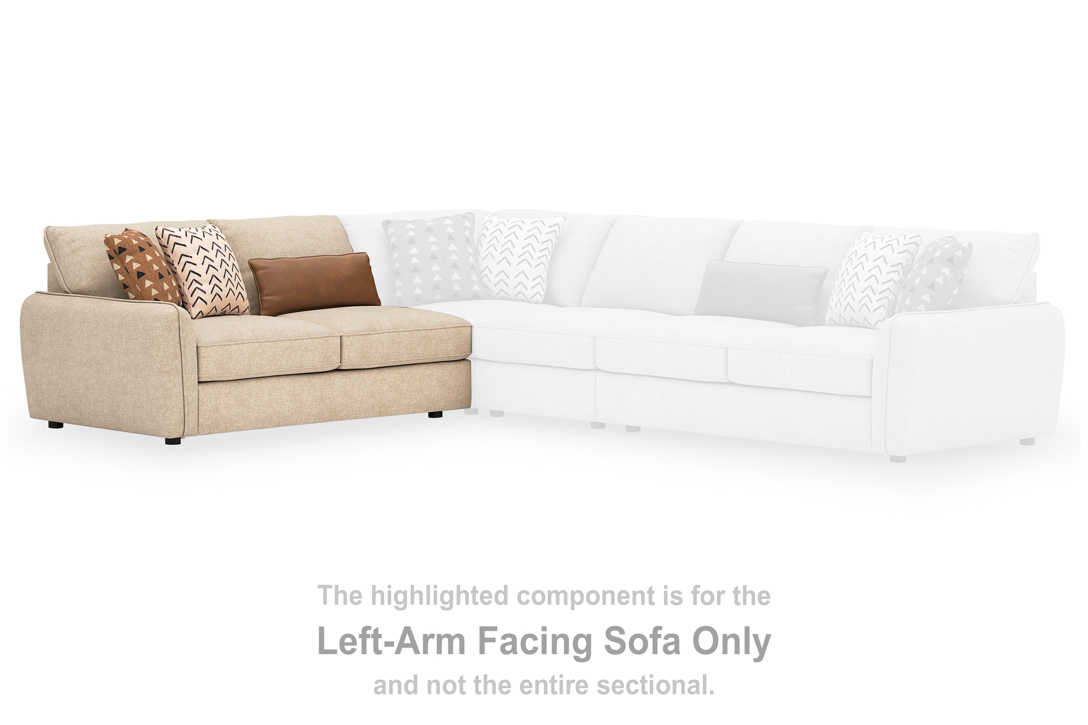 Benchcraft Living Room Seyler Left-Arm Facing Sofa 6140566
