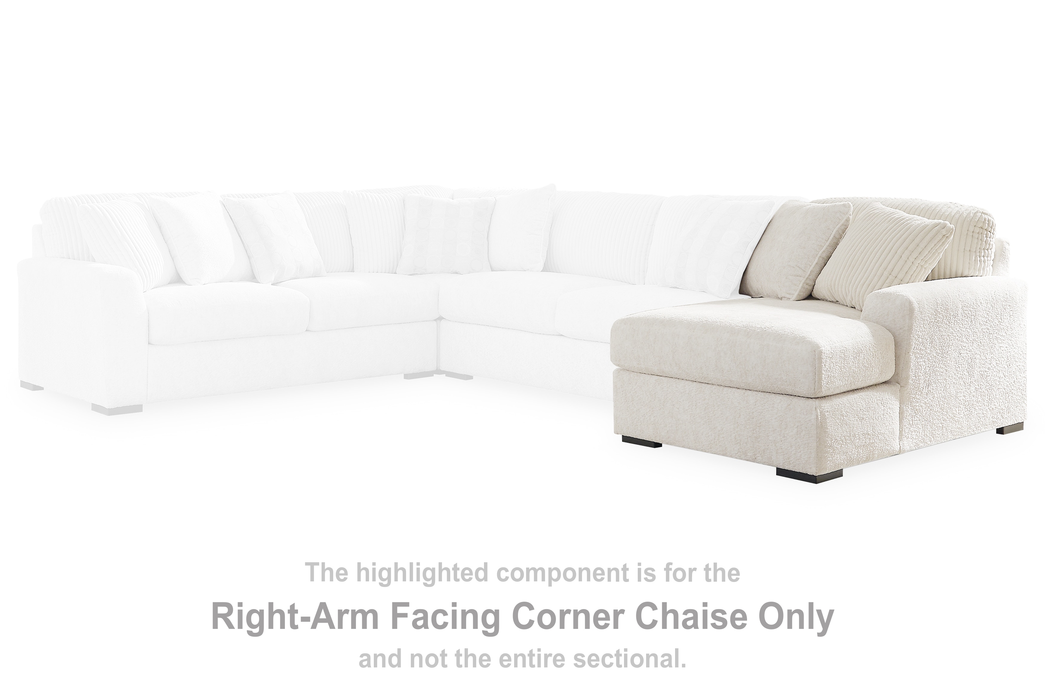 Shii　0226 Signature Design by Ashley® Chessington 2-Piece Ivory Right
