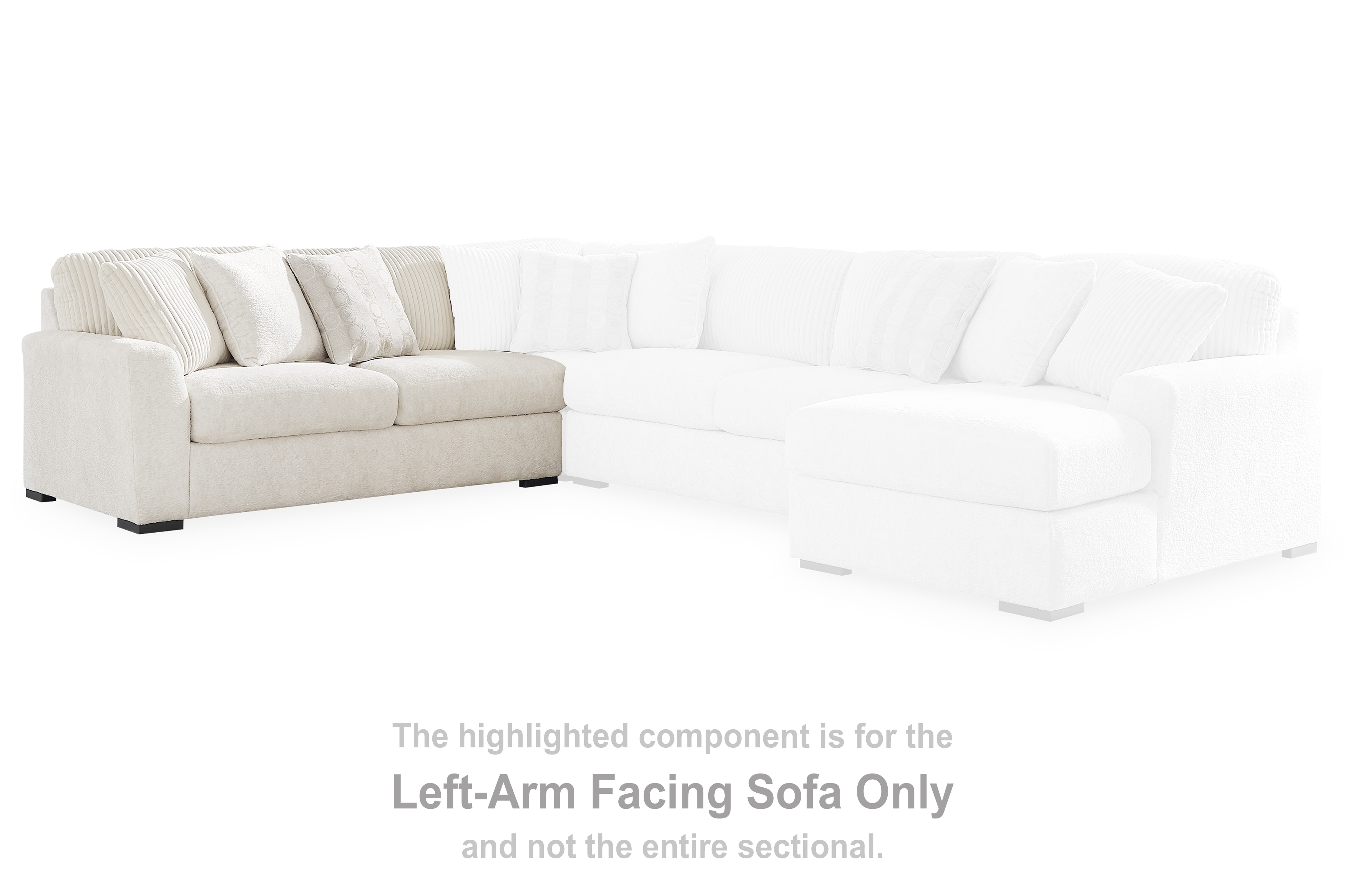 Signature Design by Ashley Living Room Chessington Left-Arm Facing Sofa  6190466 - Gardner Outlet