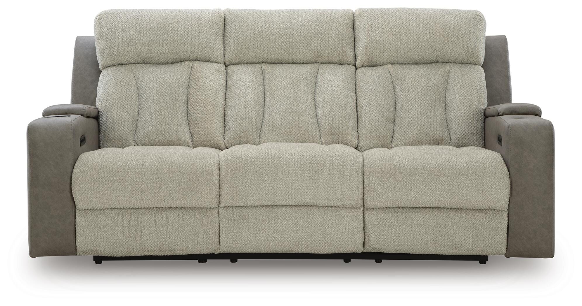  Stately Check Power Reclining Sofa 