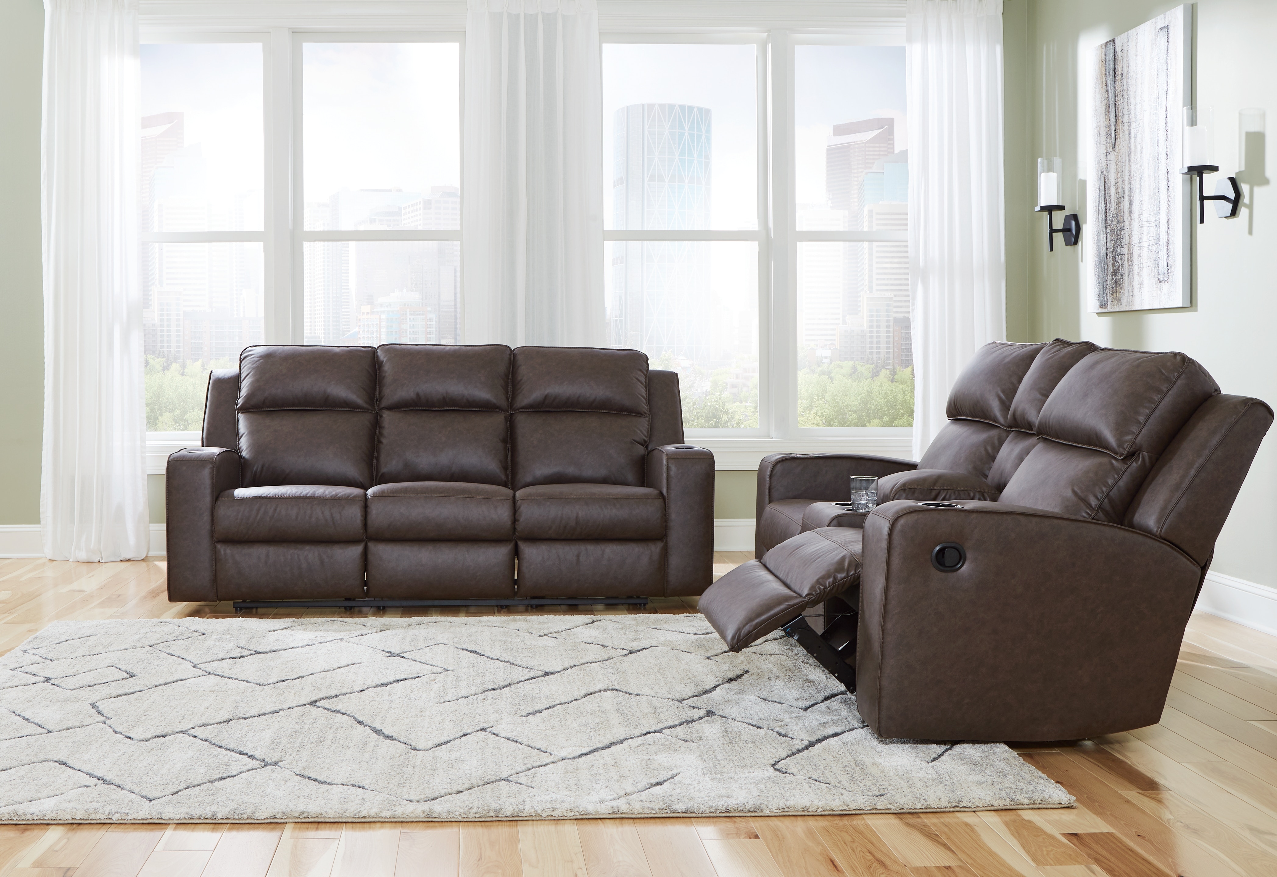 Signature Design by Ashley Living Room Lavenhorne Reclining Sofa
