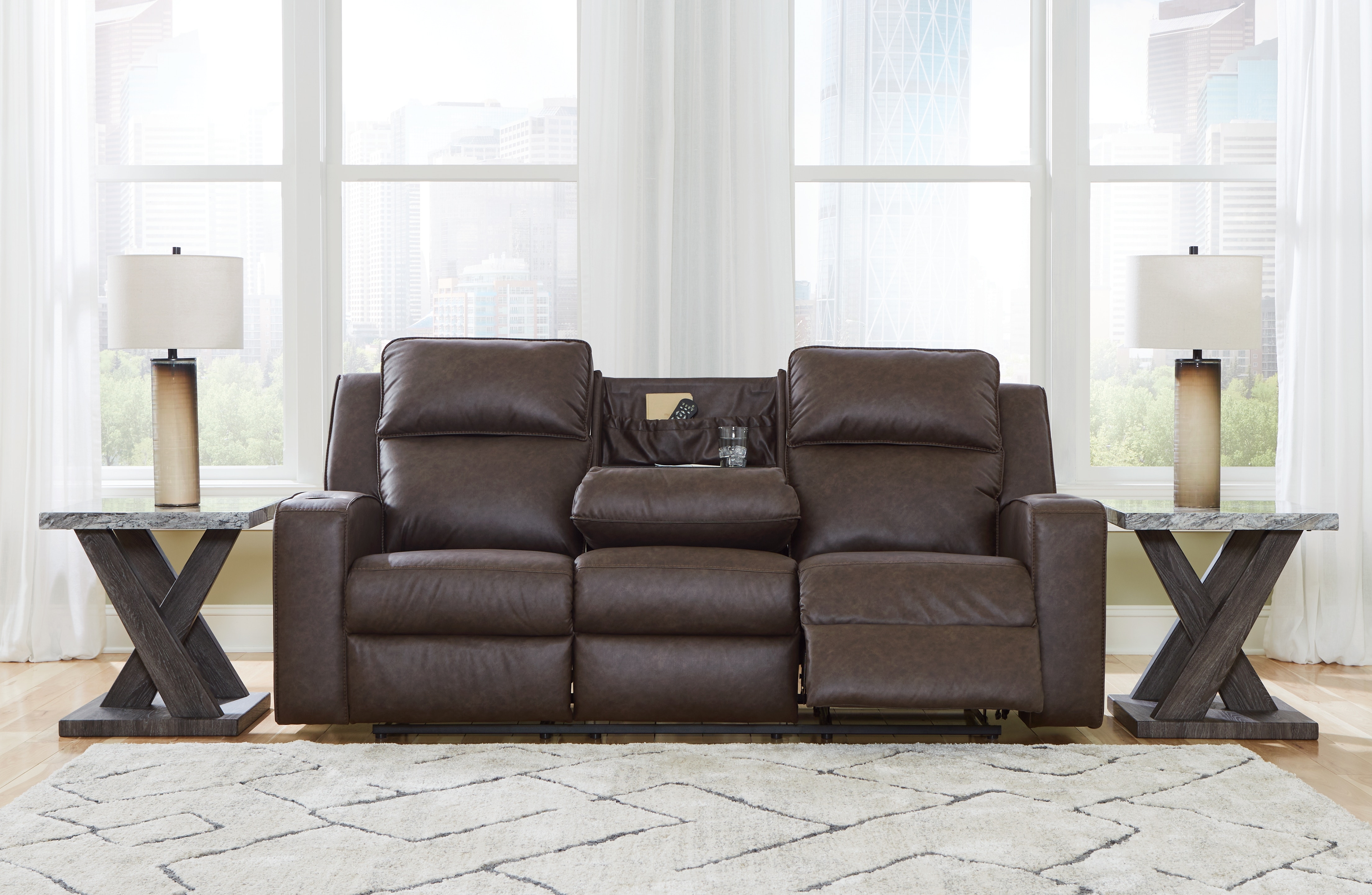 Signature Design by Ashley Living Room Lavenhorne Reclining Sofa