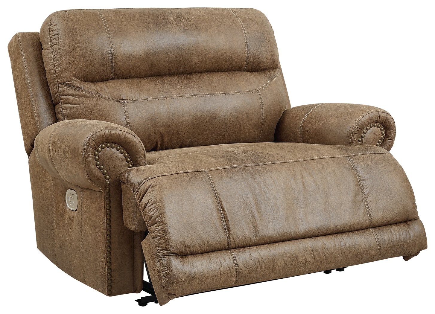 ashley recliners with nailheads