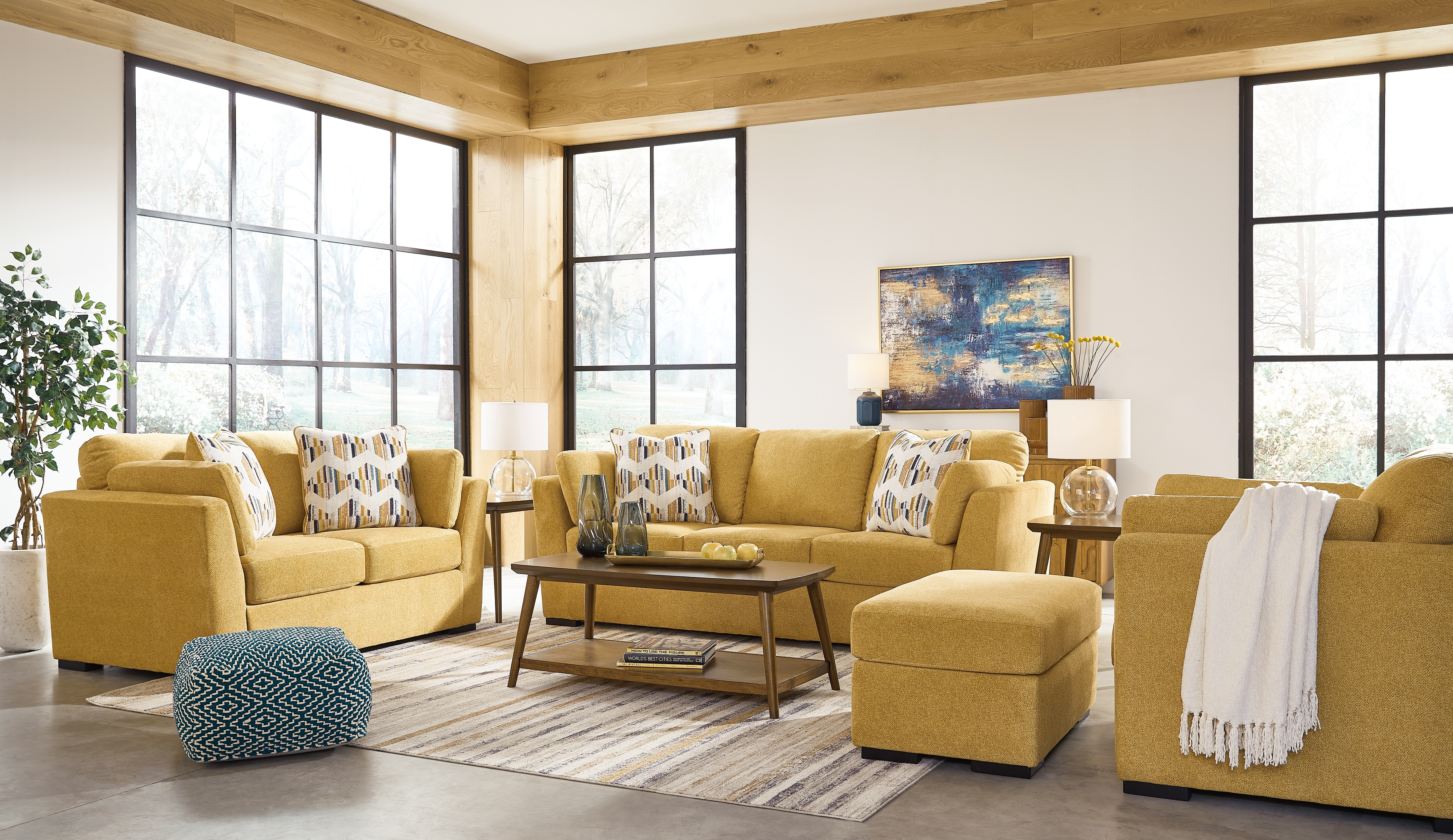 Ashley Keerwick Keerwick Sofa, Loveseat, Oversized Chair and