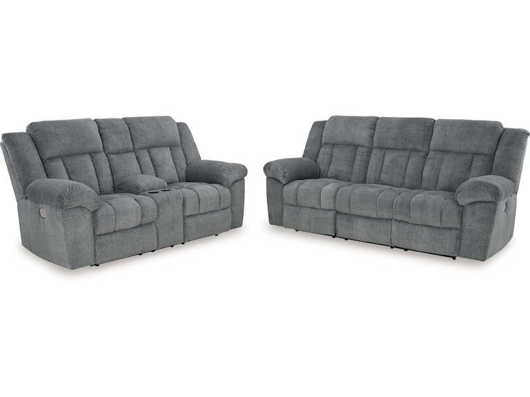 Signature Design by Ashley Tip-Off Power Reclining Sofa and Loveseat 69304U1