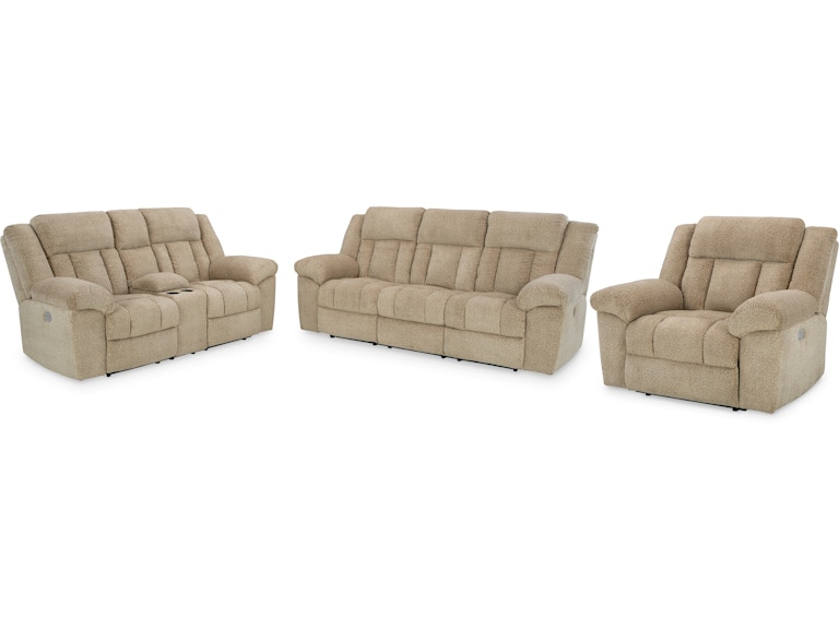 Signature Design by Ashley Tip-Off Power Reclining Sofa, Loveseat and Recliner 69305U2