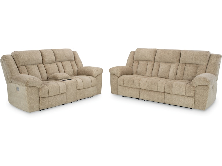 Signature Design by Ashley Tip-Off Power Reclining Sofa and Loveseat 69305U1