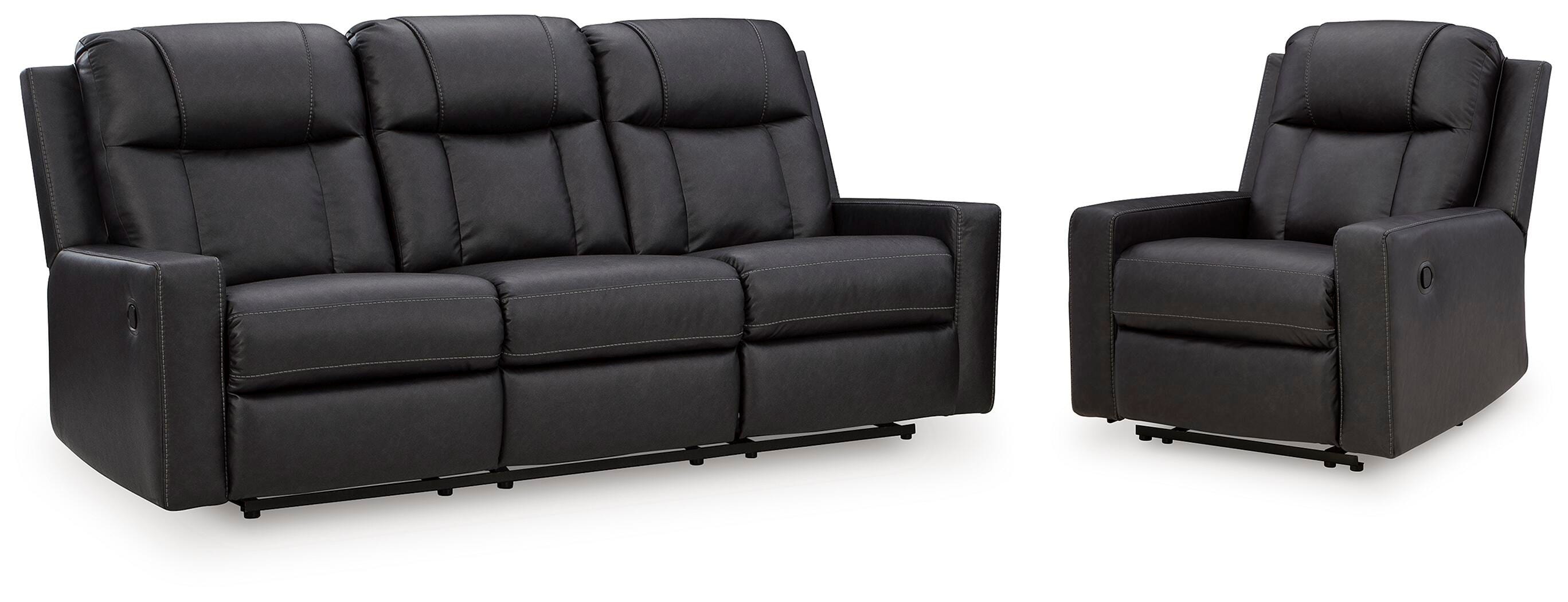 Benchcraft Mackmenville Reclining Sofa and Recliner 74713U2