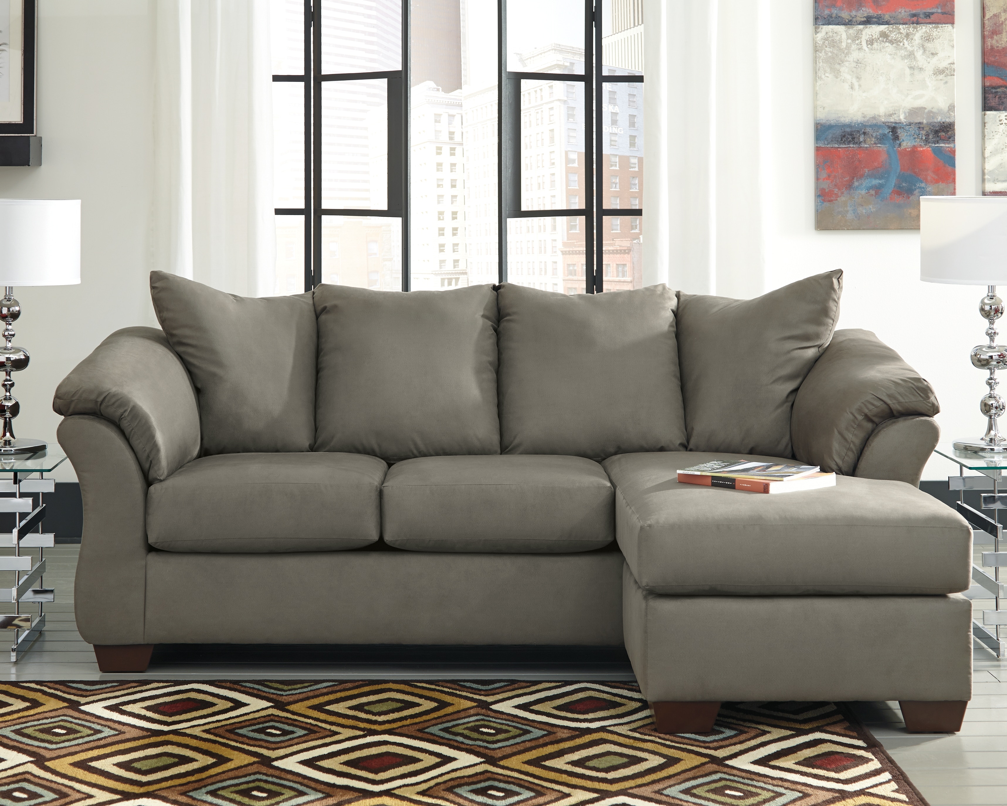 Signature Design by Ashley Living Room Darcy Sofa Chaise 7500518