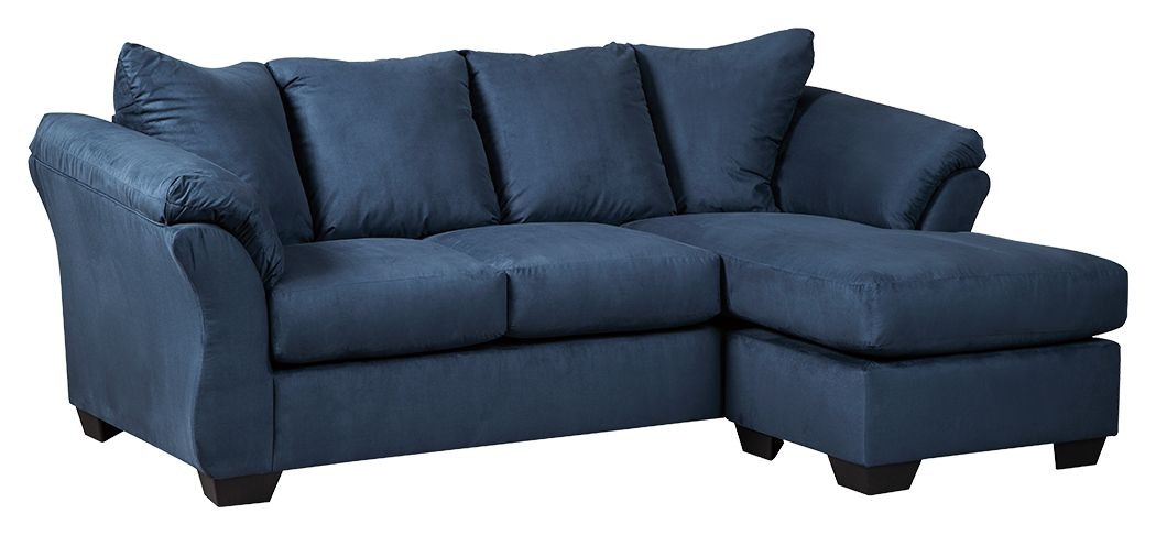 Ashley darcy sofa chaise outlet blue