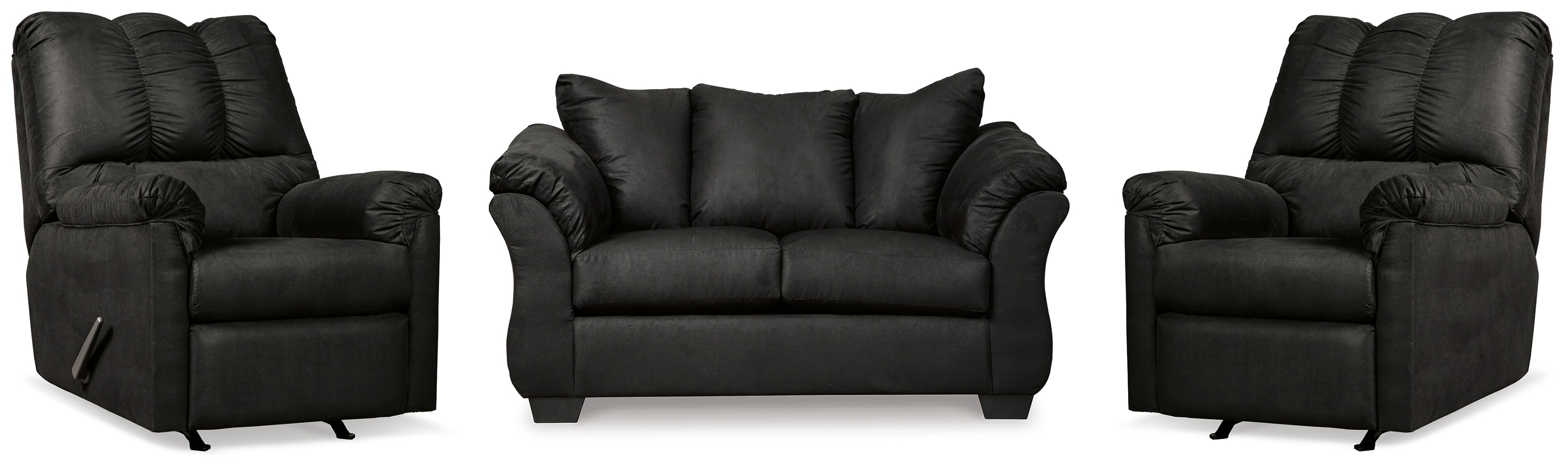 Loveseat and 2 recliners discount