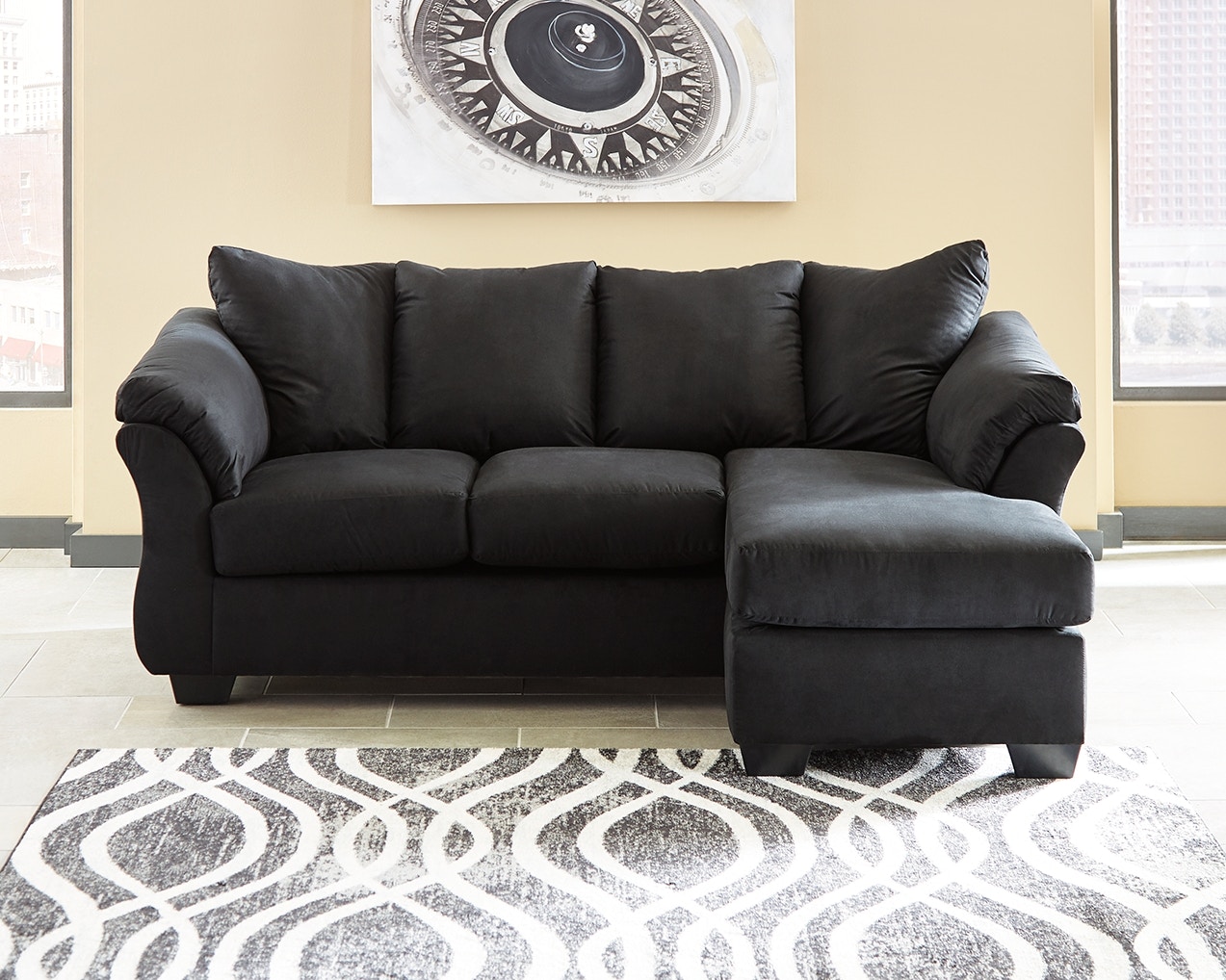 Signature Design by Ashley Living Room Darcy Sofa Chaise 7500818