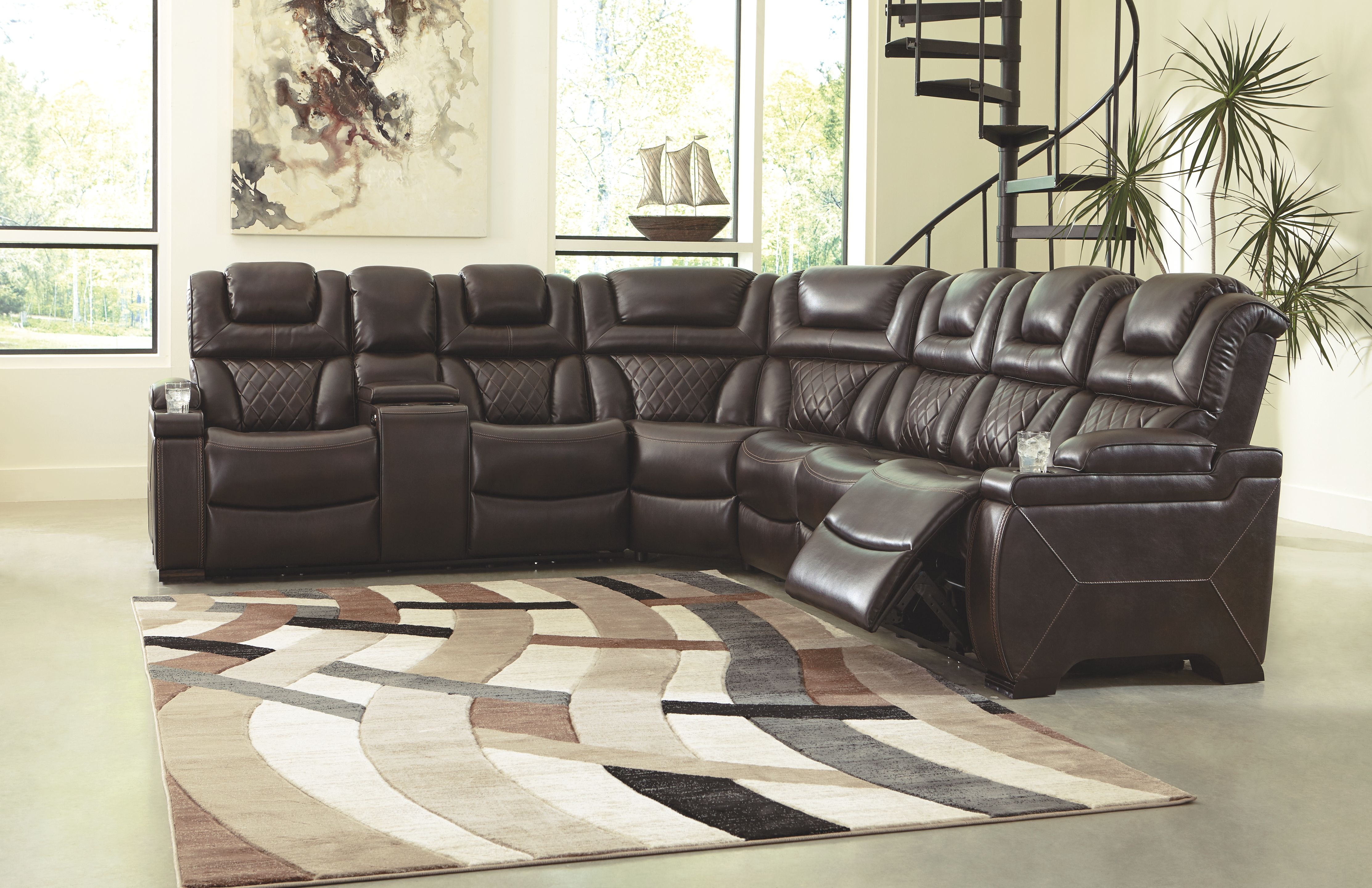 Signature Design by Ashley Living Room Warnerton 3-Piece Power