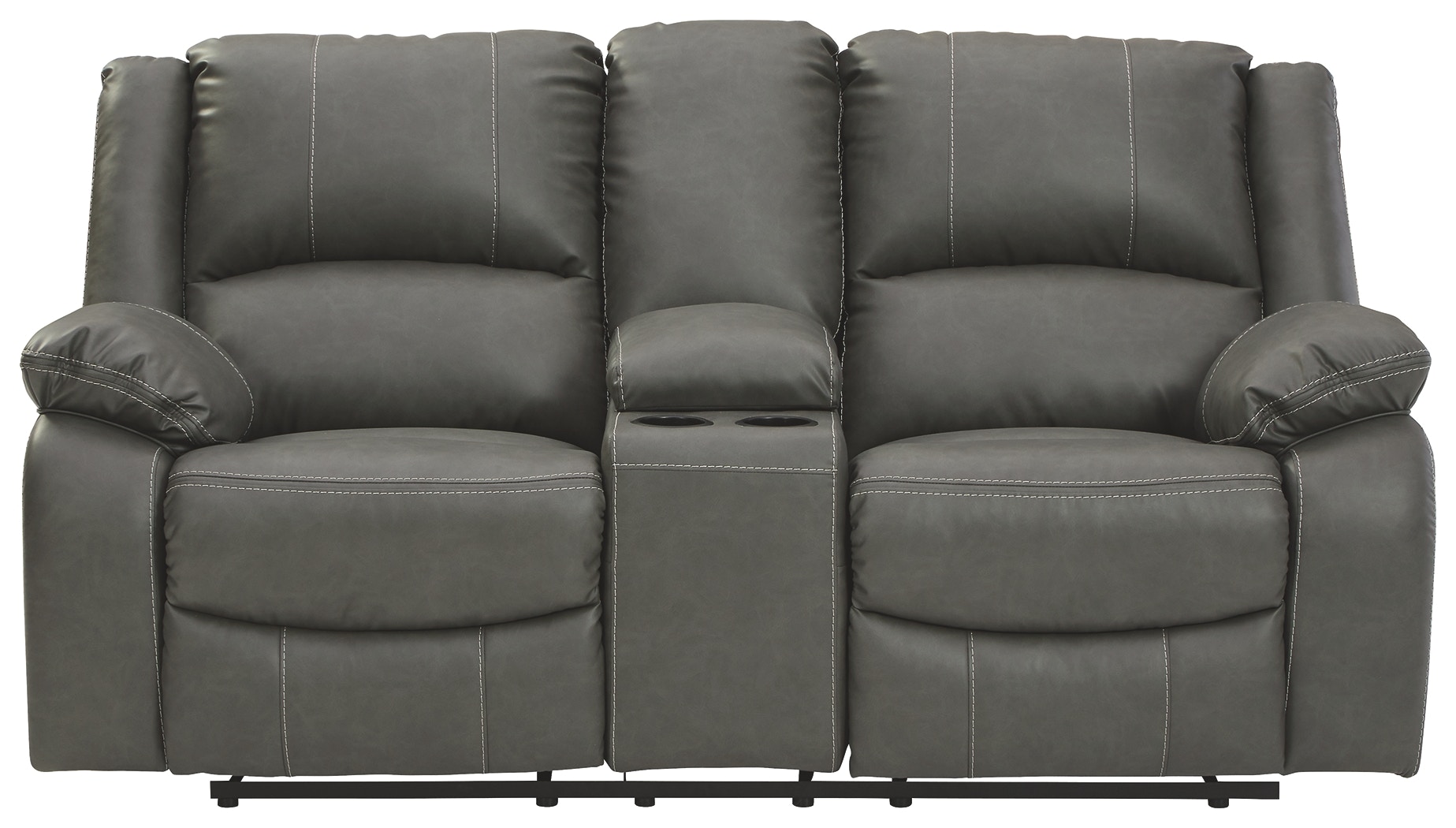 Ashley Calderwell Calderwell Reclining Loveseat with Console