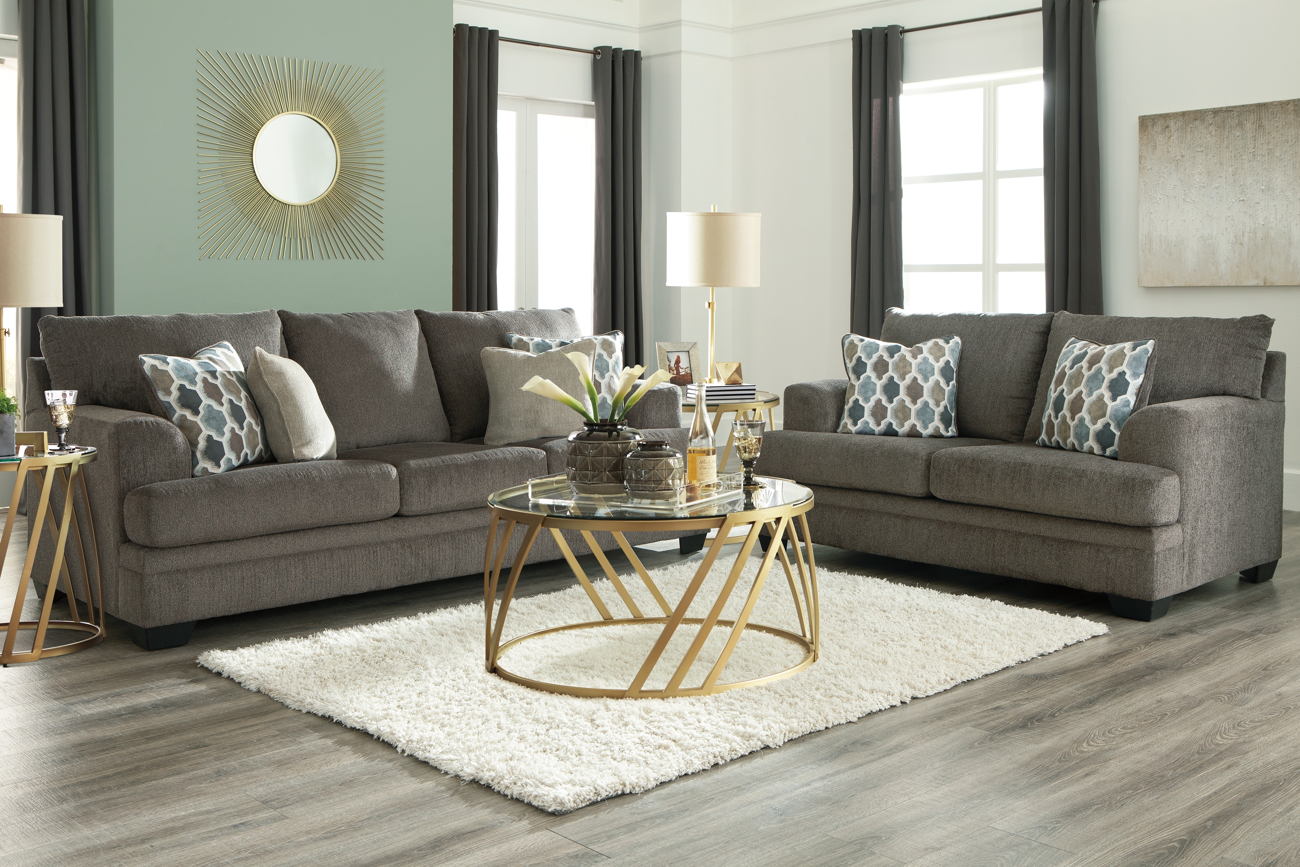 Signature Design by Ashley Living Room Dorsten Sofa and Loveseat