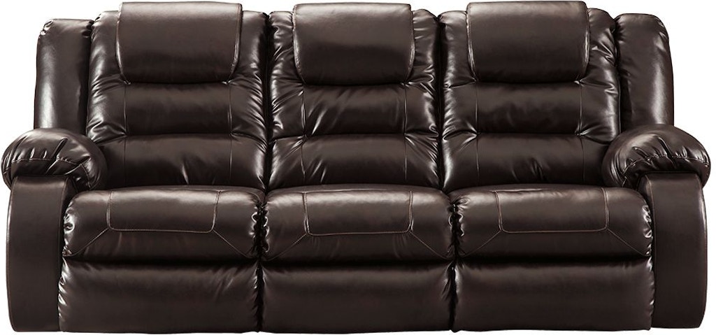Signature Design by Ashley Living Room Vacherie Reclining Sofa 7930788 -  Love's Bedding and