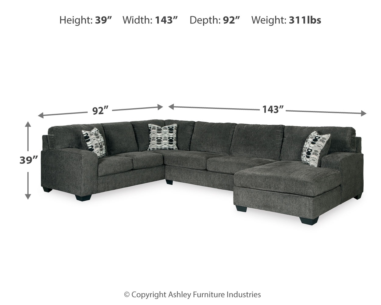 Signature Design by Ashley Living Room Ballinasloe 3-Piece
