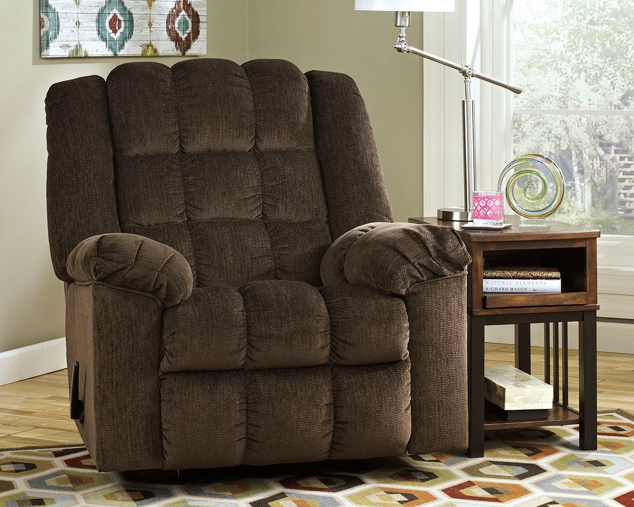Signature Design by Ashley Living Room Ludden Recliner 8110425 Dewey
